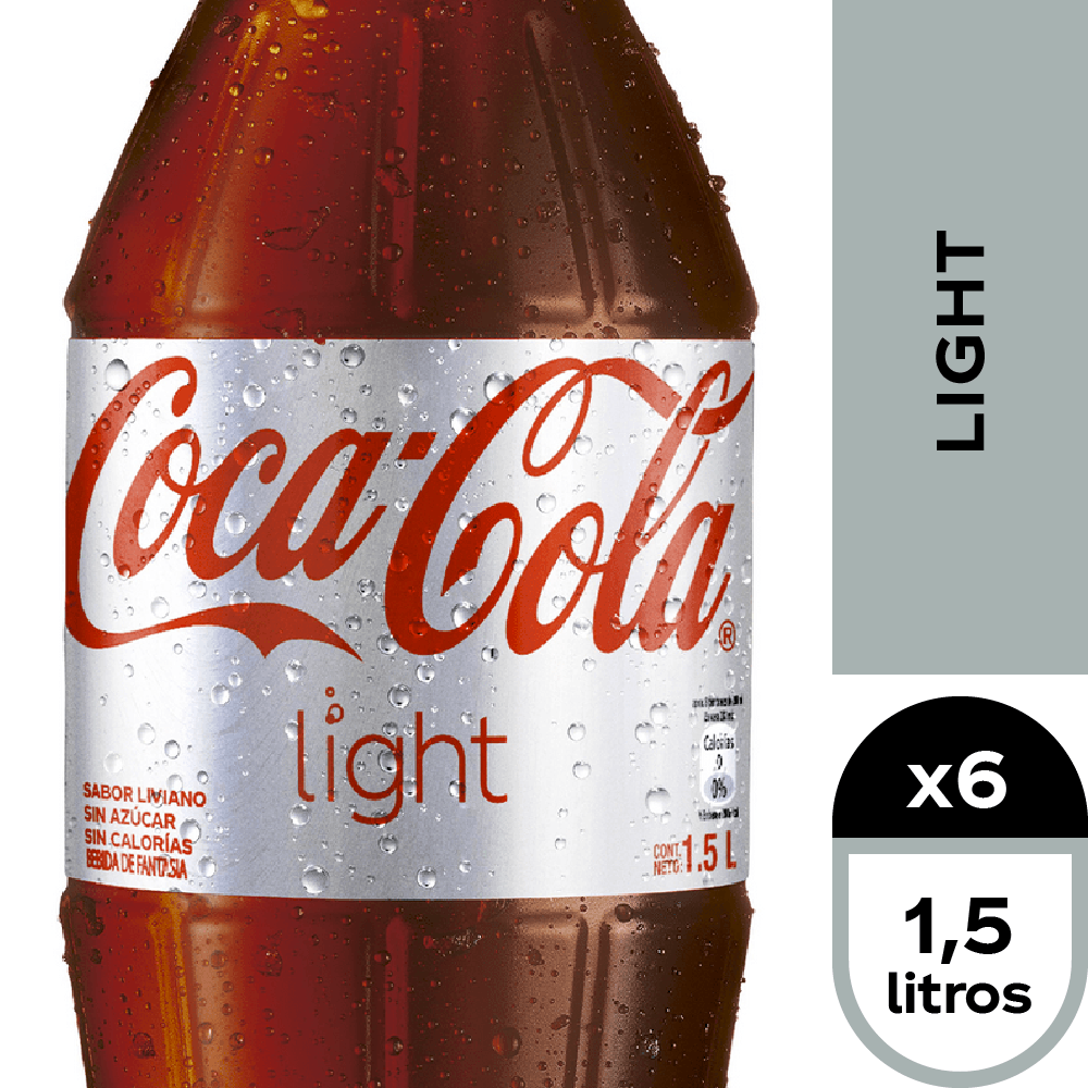 Coca Cola Light 1.5L Desechable