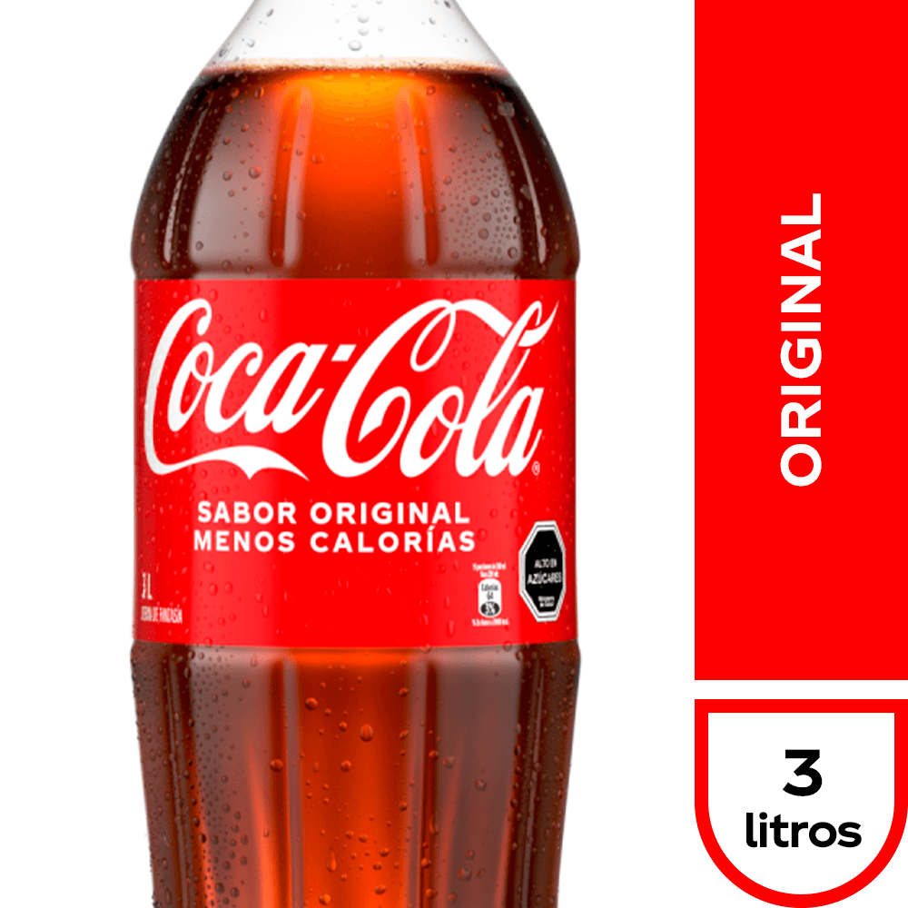 Coca Cola Original 3L Desechable
