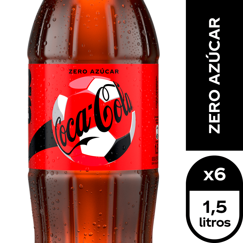 Coca Cola Zero Azúcar 1.5L Desechable