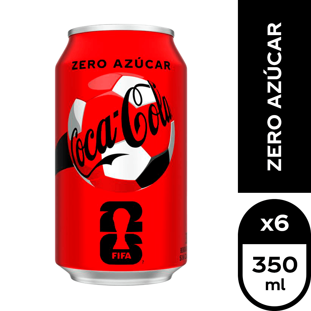 Coca Cola Zero Azúcar 350cc Lata