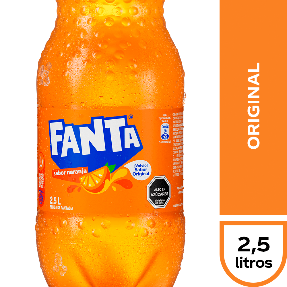 Fanta Naranja 2.5L Desechable