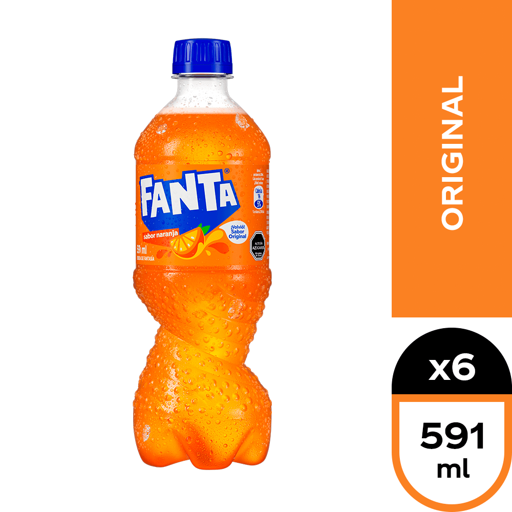 Fanta Naranja 591ml Desechable