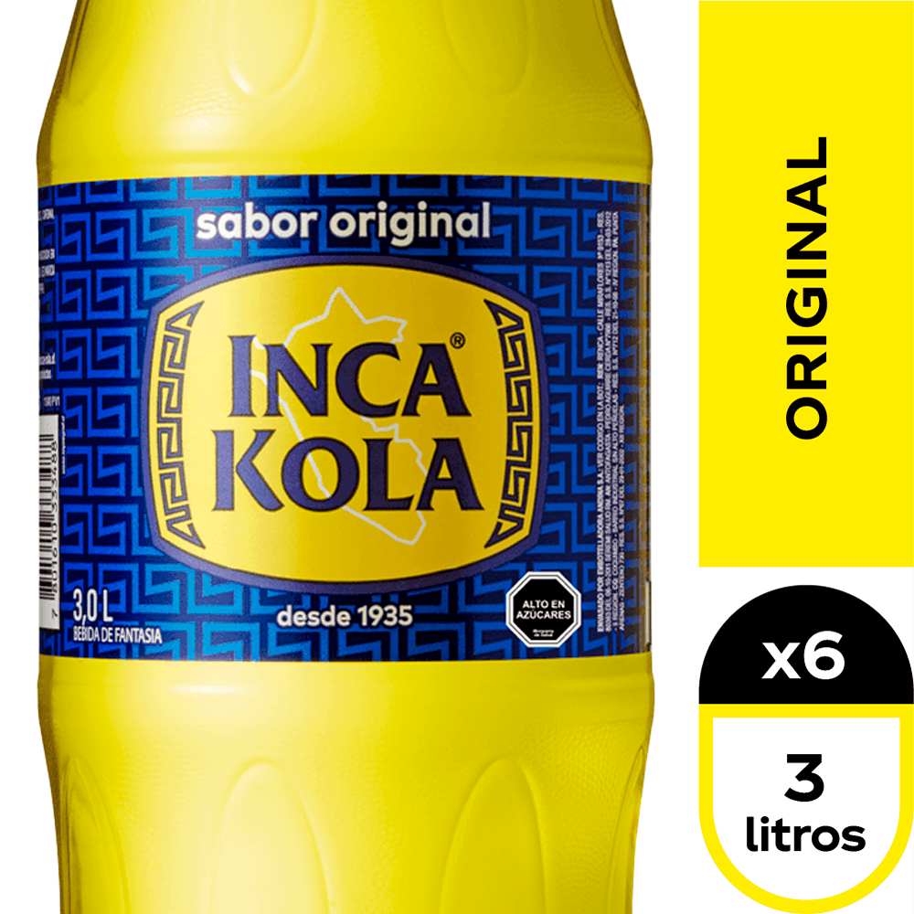 Inca Kola 3L Desechable
