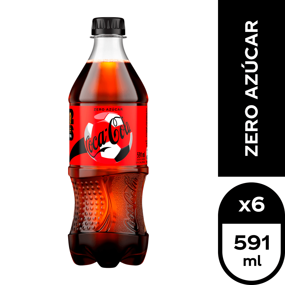 Coca Cola Zero Azúcar 591ml Desechable