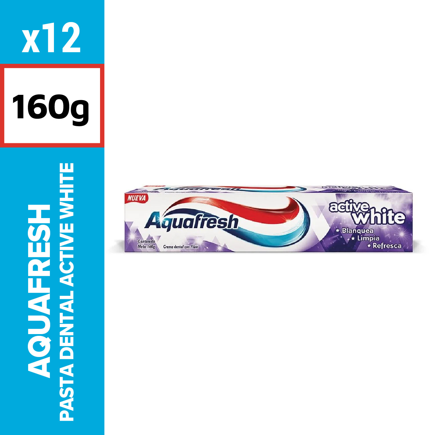 Aquafresh Pasta Dental Active White 160g