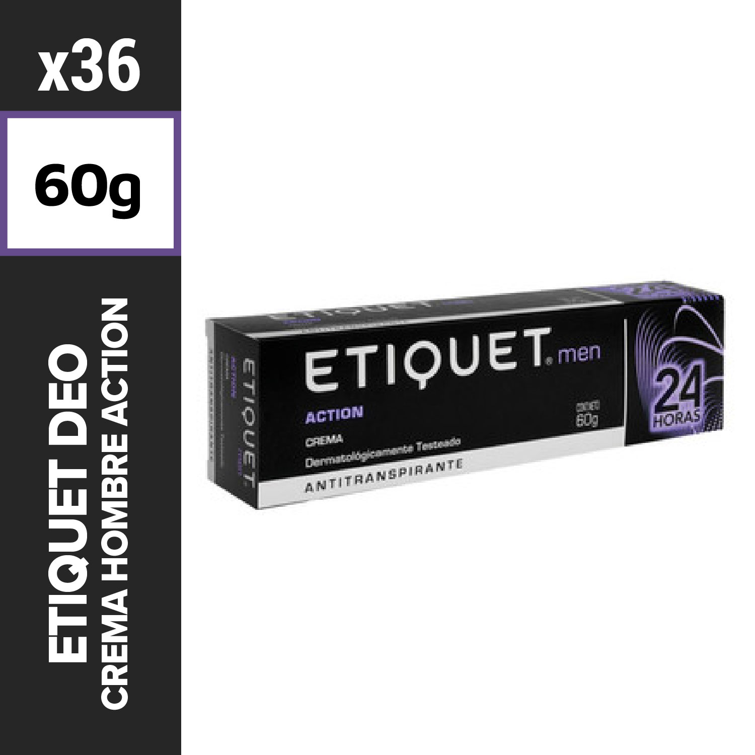 Etiquet Deo Crema Hombre 60g Action