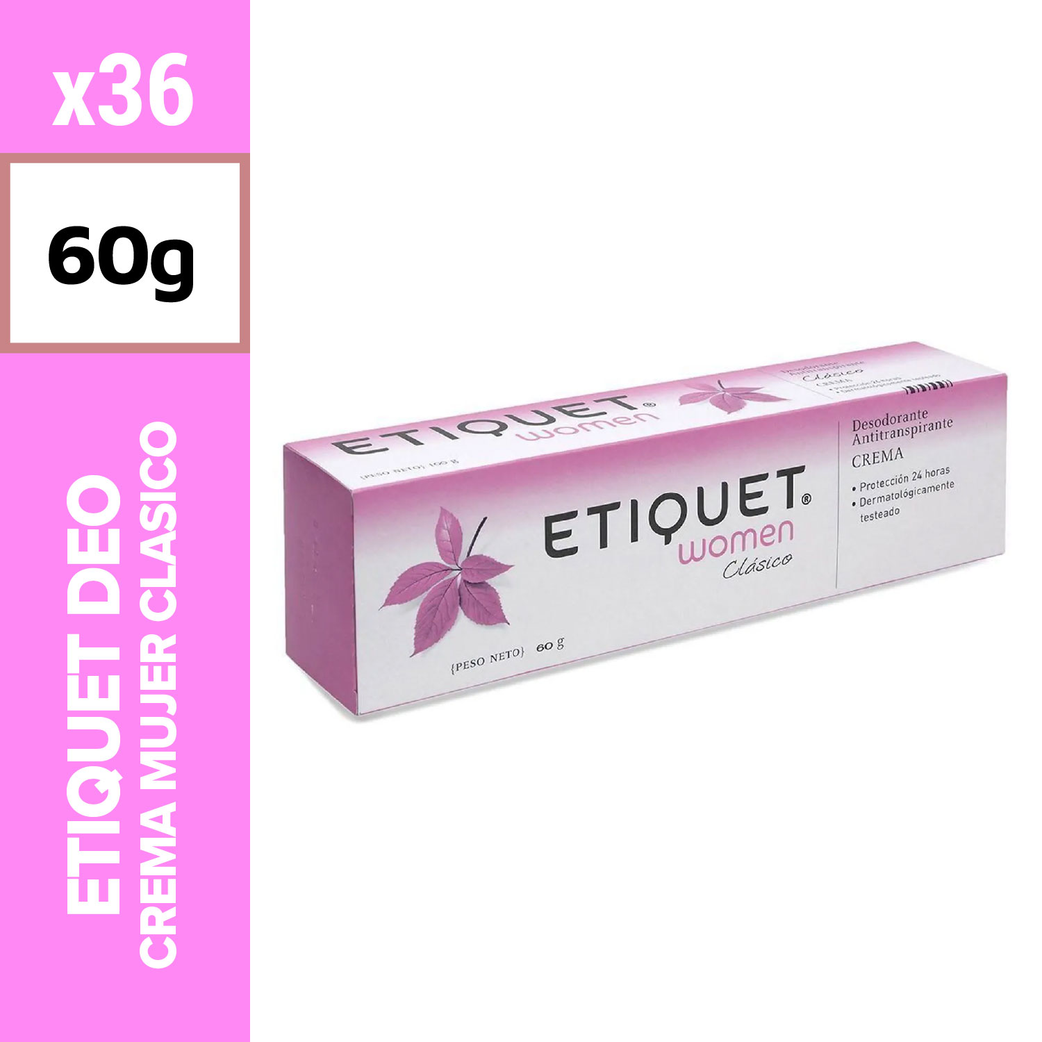 Etiquet Deo Crema Mujer 60g Clásico