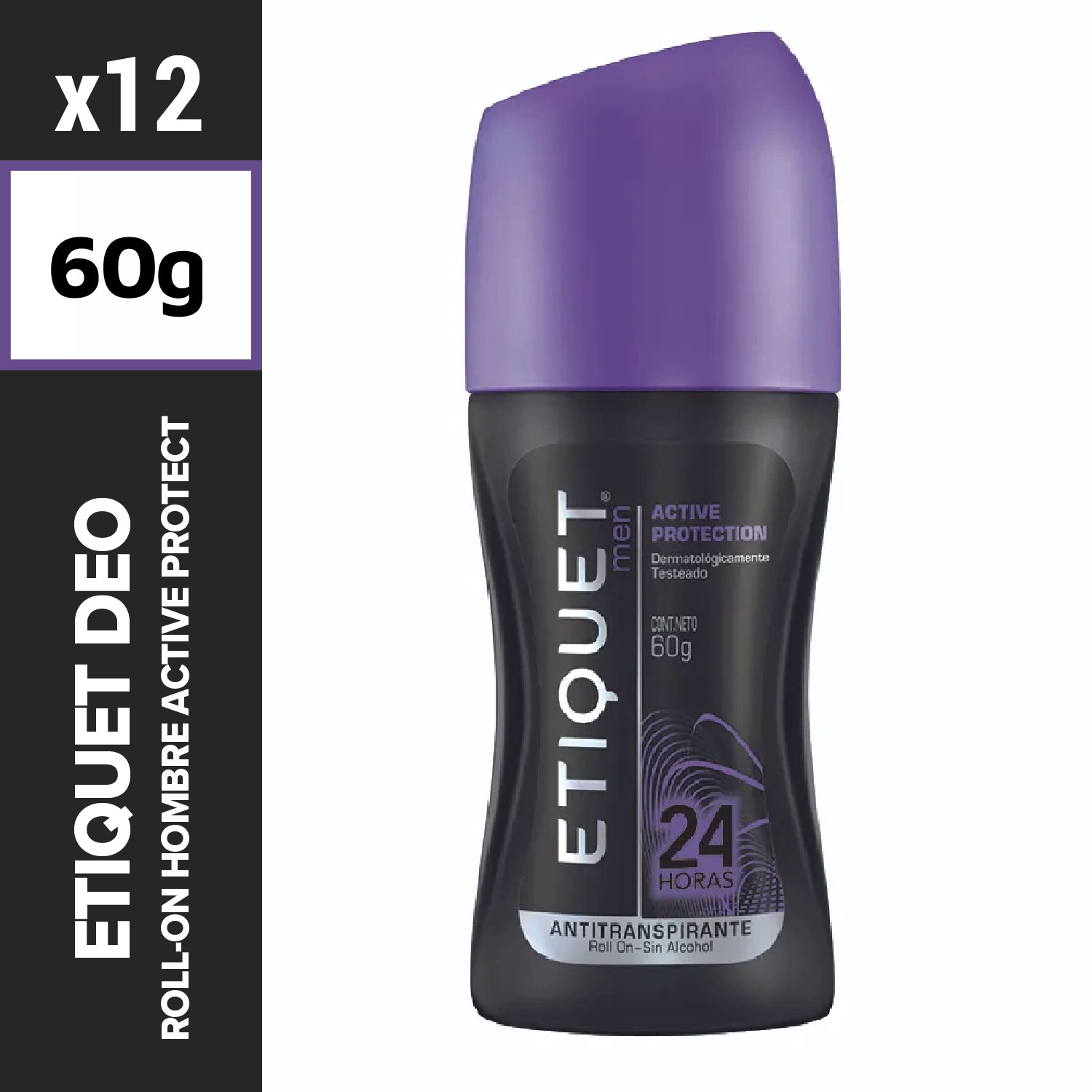 Etiquet Deo Roll-On Hombre 60g Active Protect