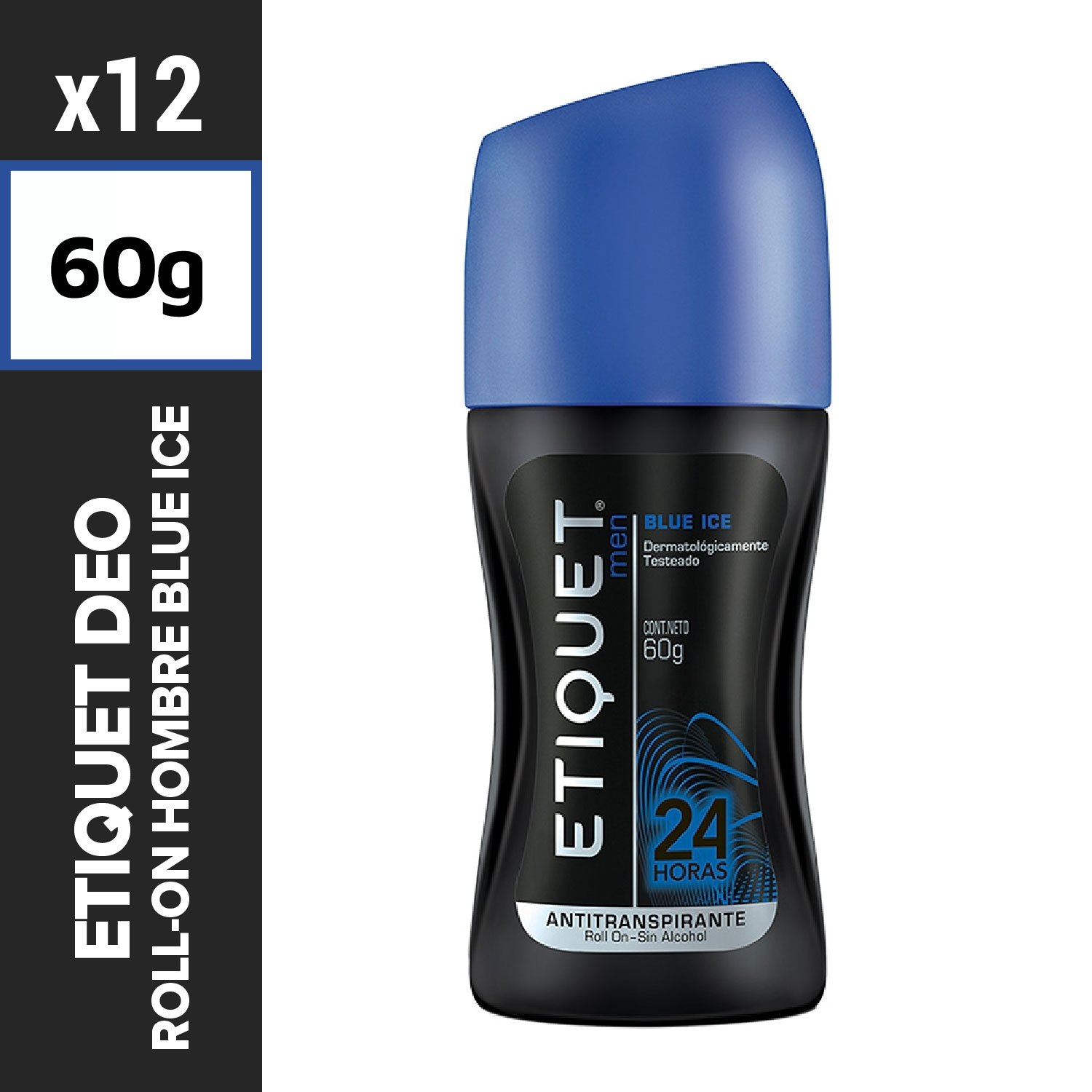 Etiquet Deo Roll-On Hombre 60g Blue Ice