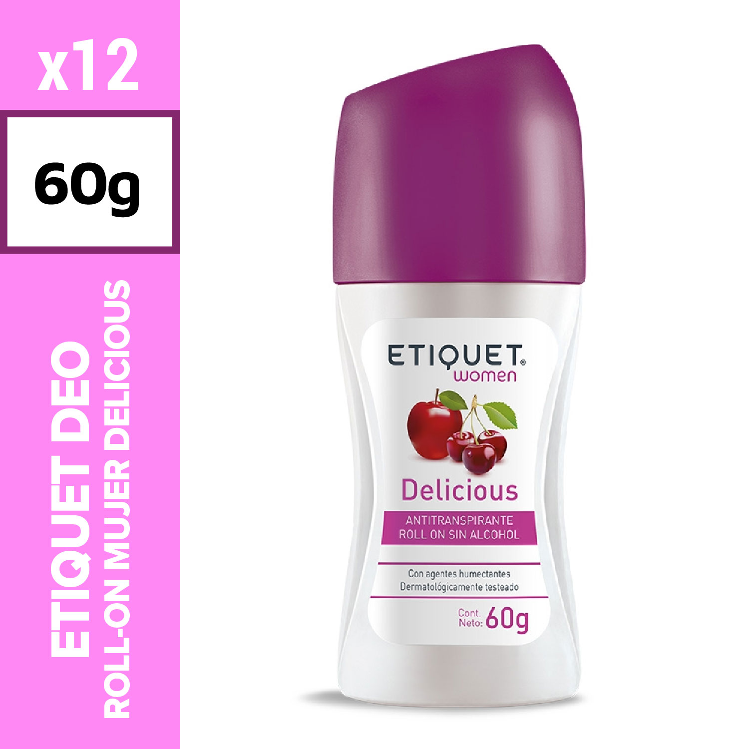 Etiquet Deo Roll-On Mujer 60g Delicious