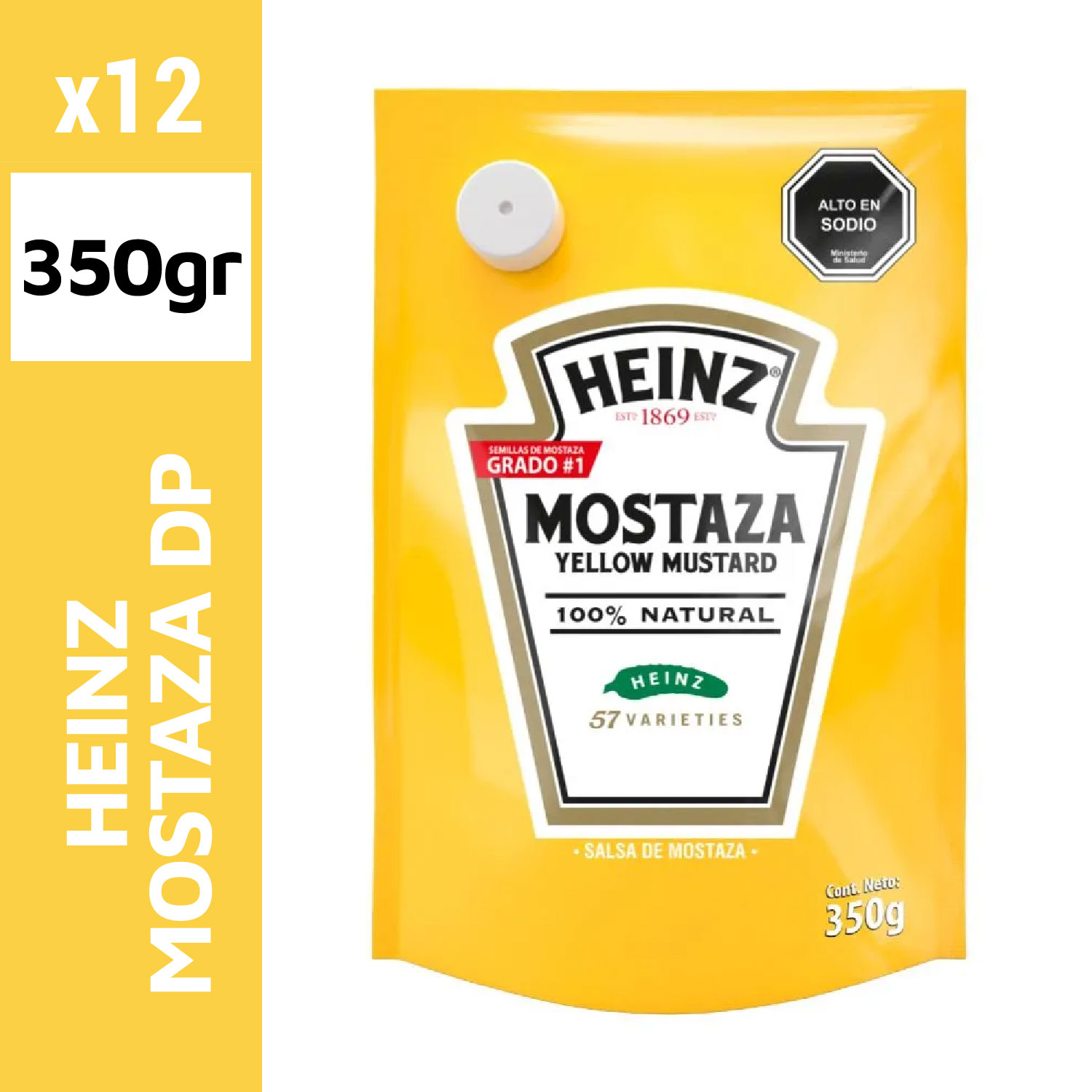 Heinz Mostaza 350 g Doypack