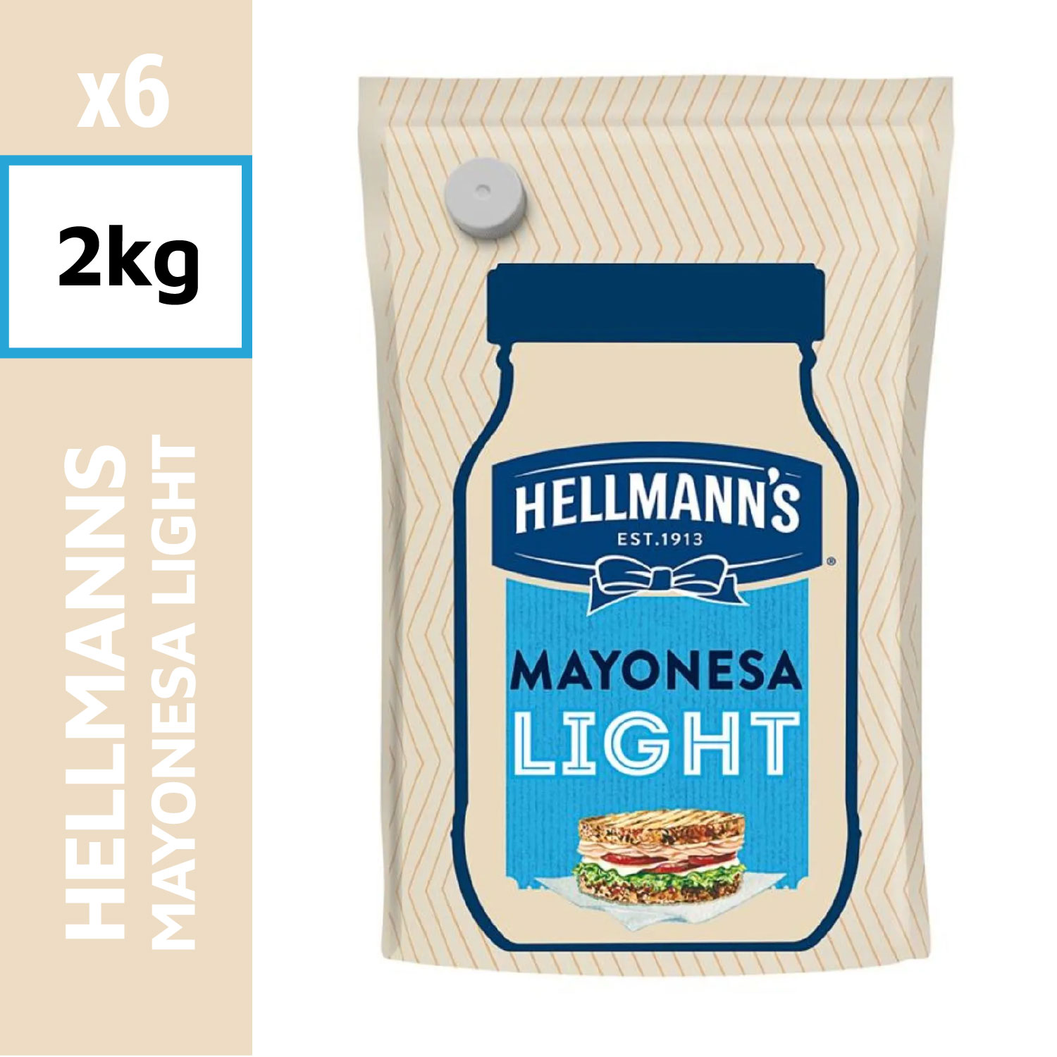 Hellmann's Mayonesa Light 2 kg