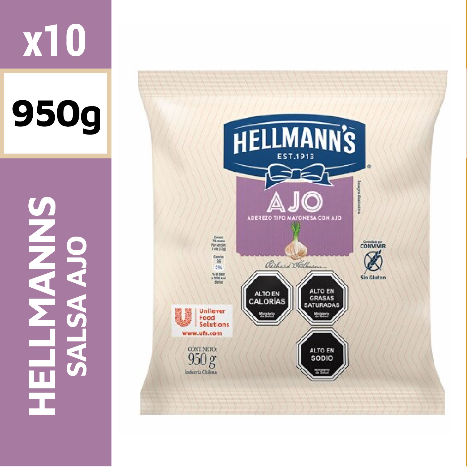 Hellmann's Salsa Ajo 950 g