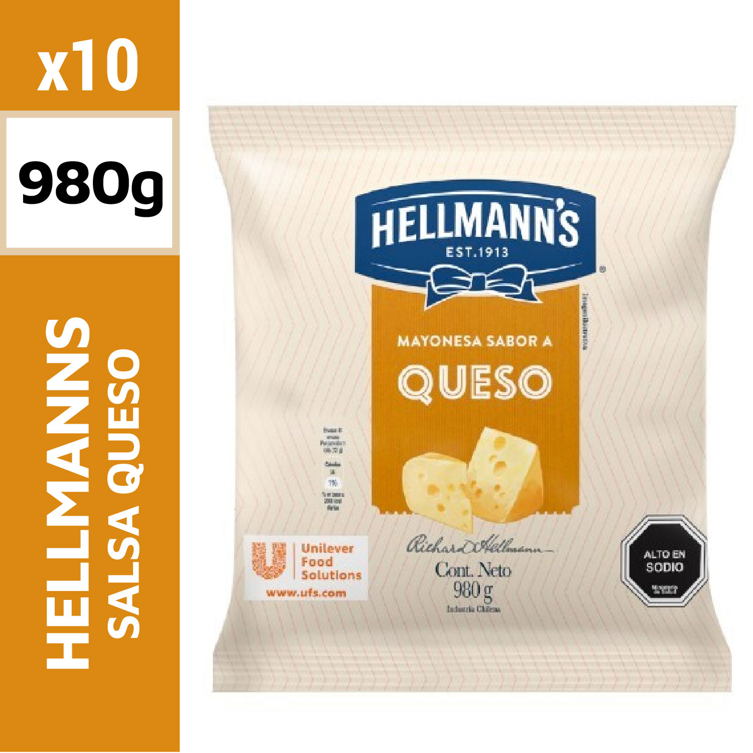 Hellmann's Salsa Queso 980 g