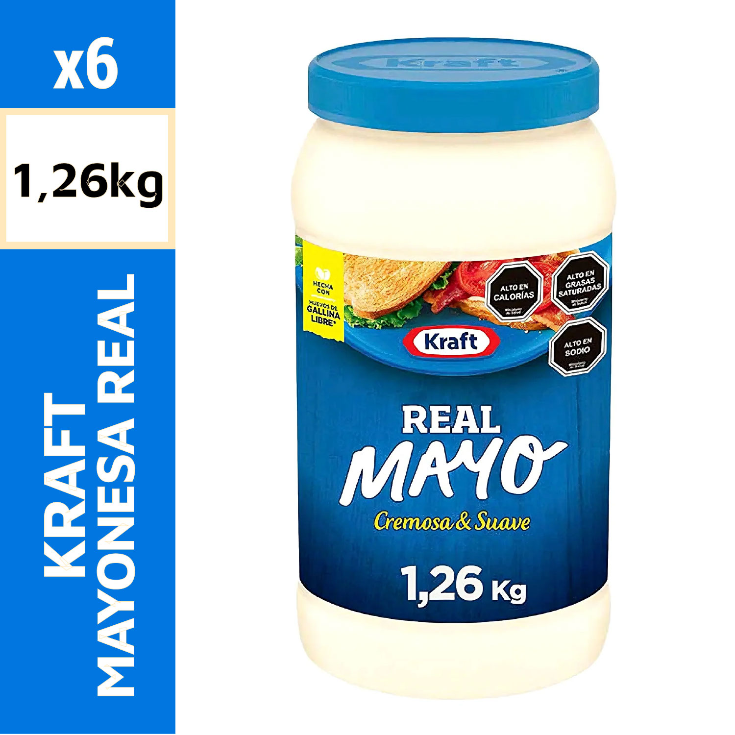 Kraft Mayonesa Real 1.26 kg