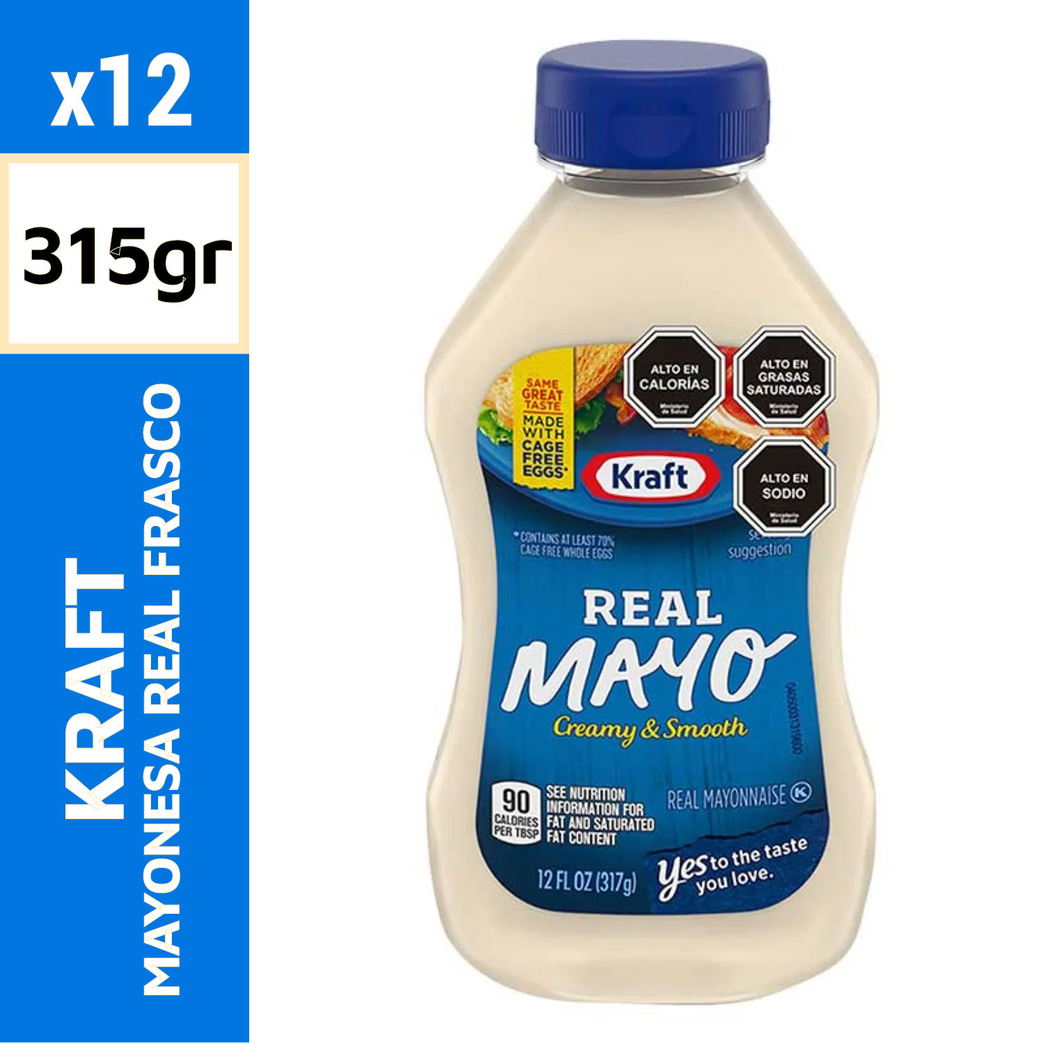 Kraft Mayonesa Real Frasco 315 g
