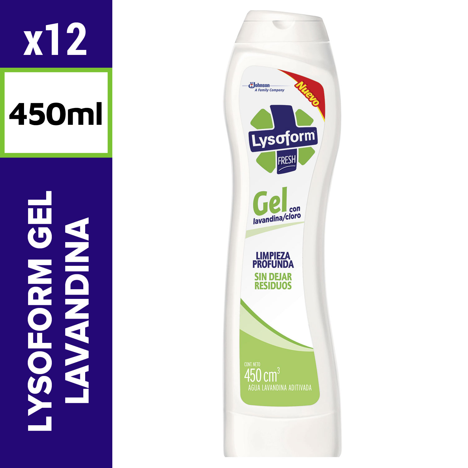 Lysoform Gel 450ml Lavandina