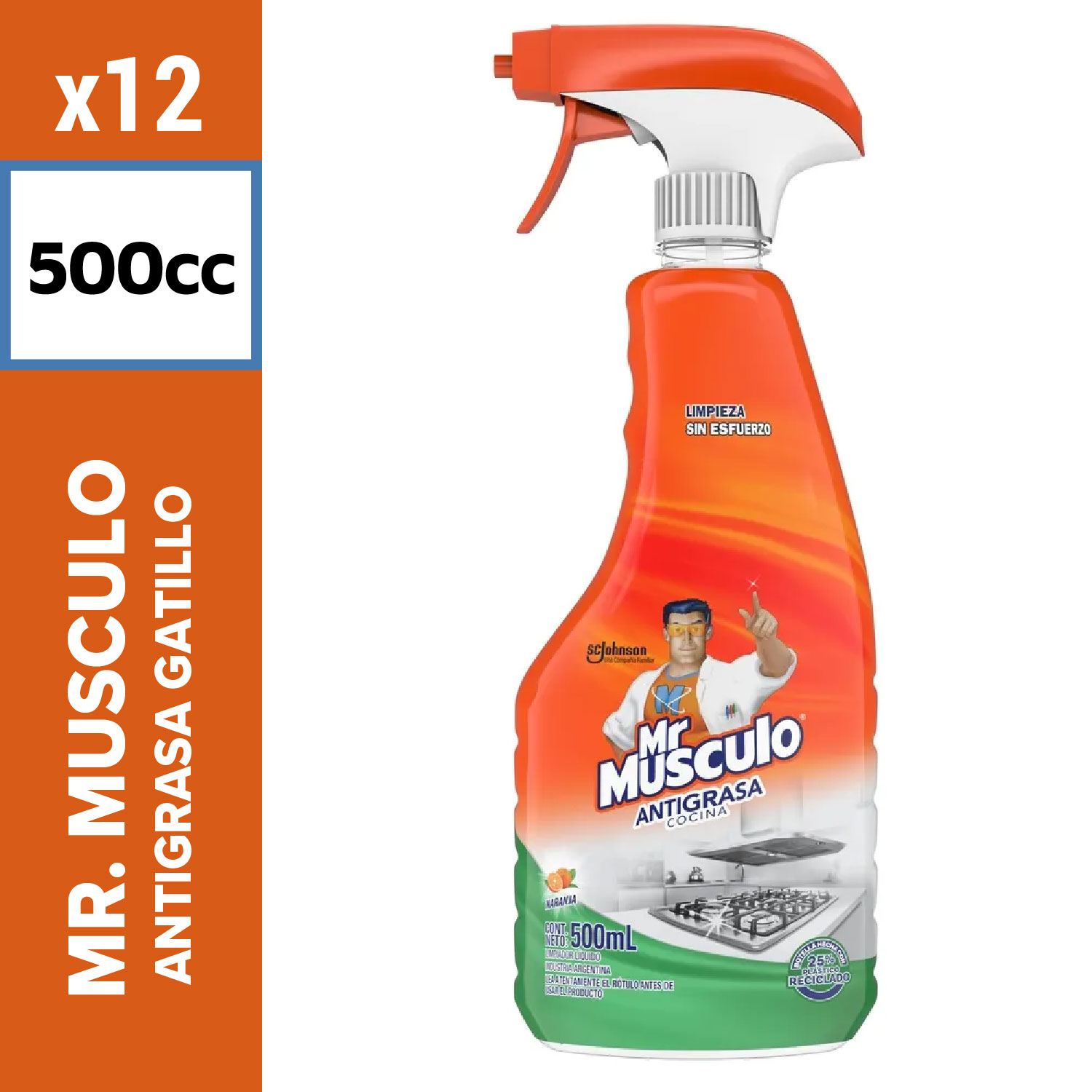 Mr. Músculo Antigrasa Gatillo 500cc
