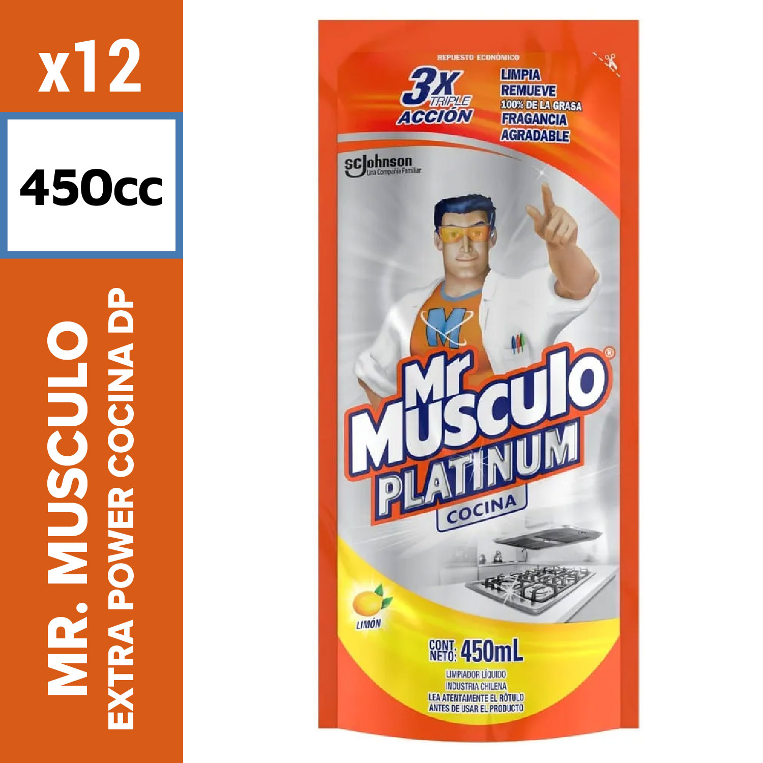 Mr. Músculo Extra Power Cocina DP 450cc