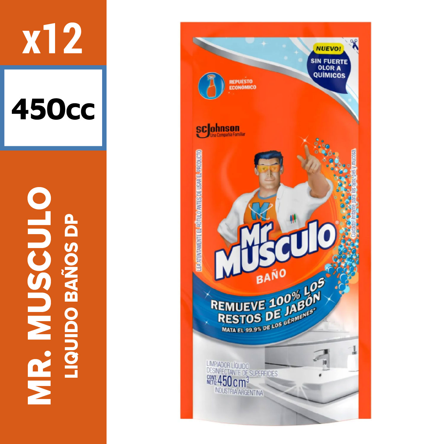 Mr. Músculo Líquido Baños DP 450cc