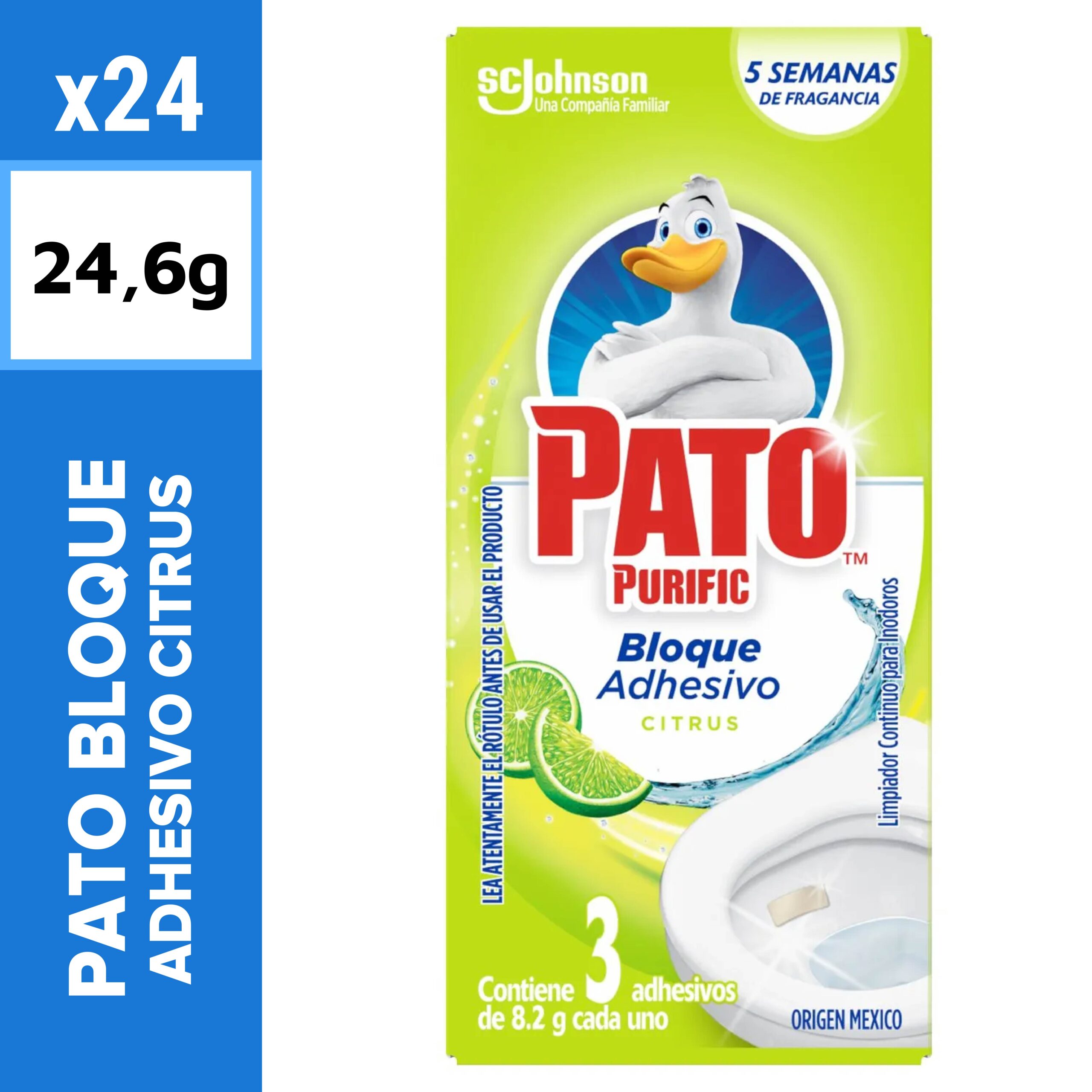 Pato Bloque Adhesivo 24.6g Citrus