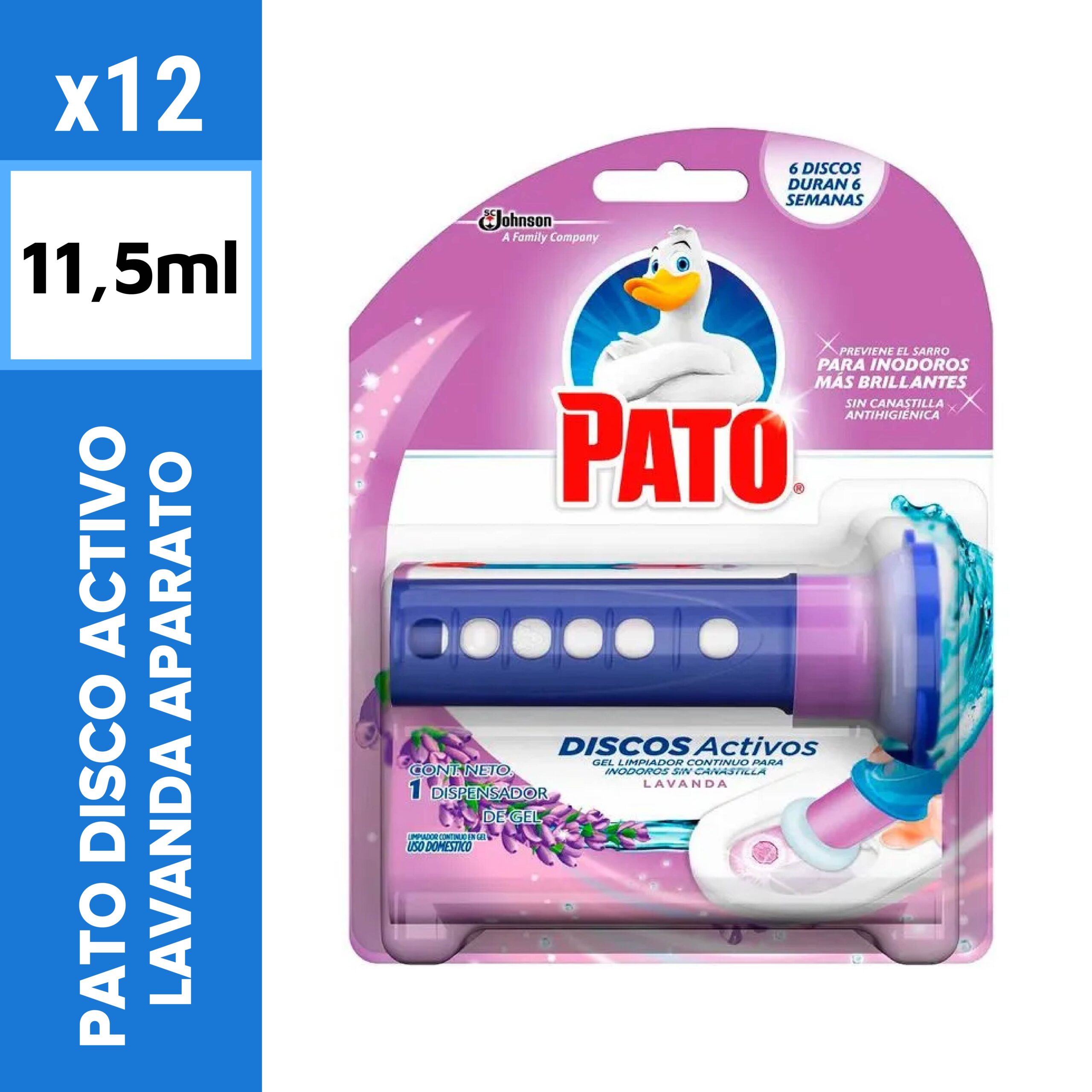 Pato Disco Activo Lavanda Aparato 11.5ml