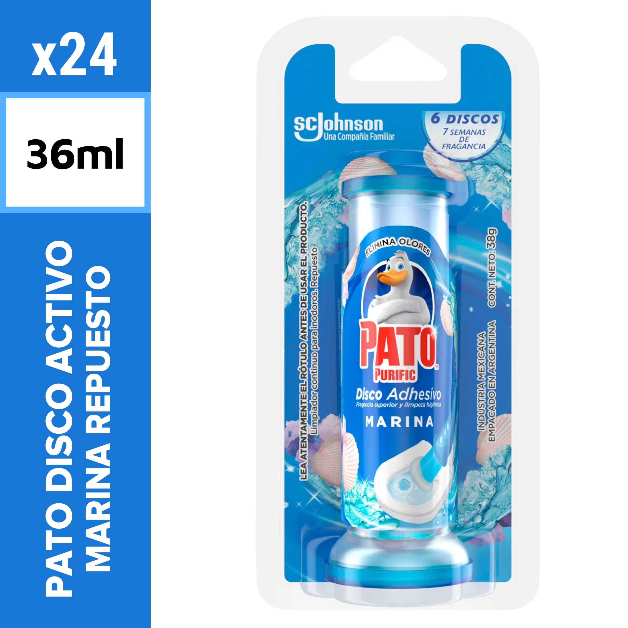 Pato Disco Activo Marina Repuesto 36ml
