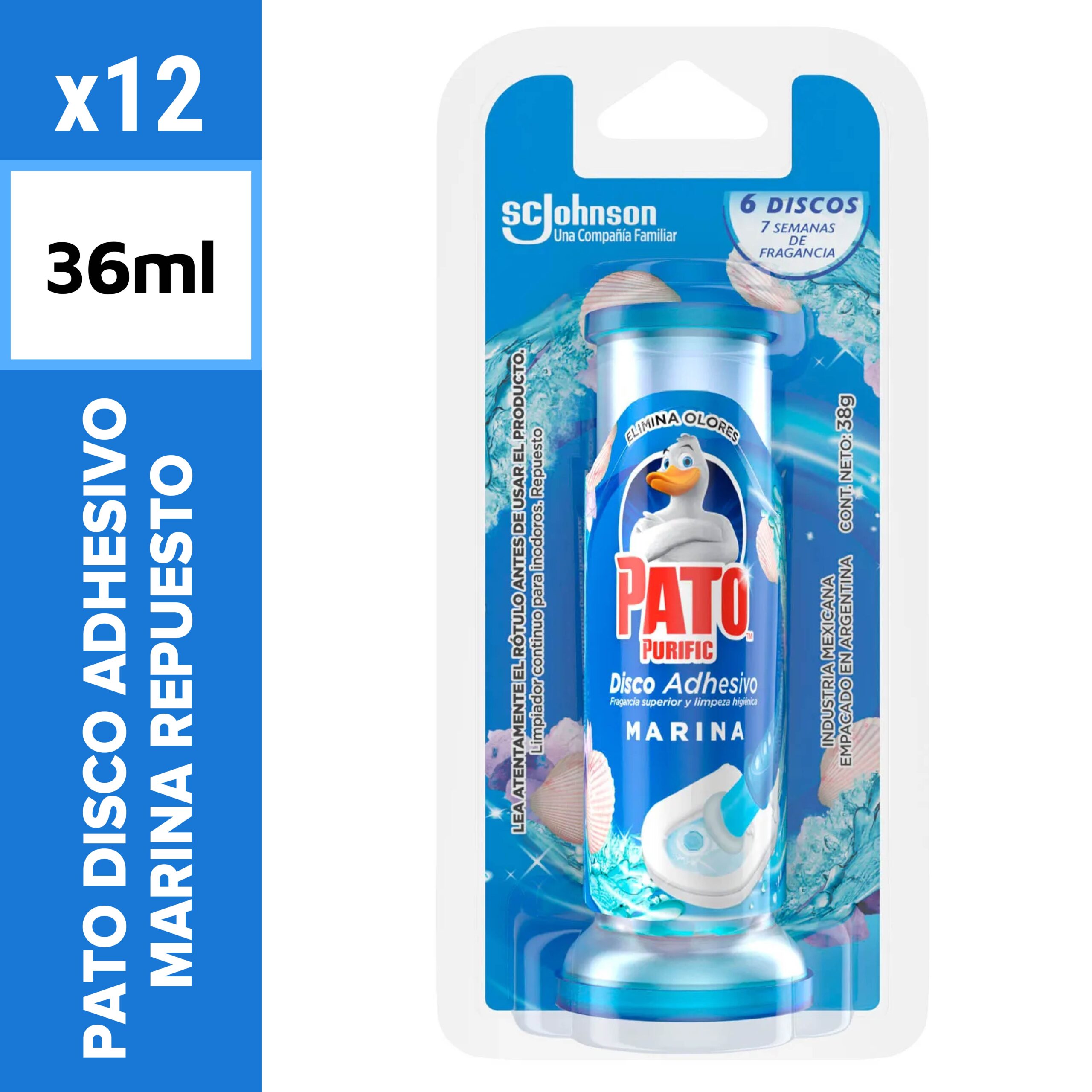 Pato Disco Adhesivo Marina Repuesto 36ml