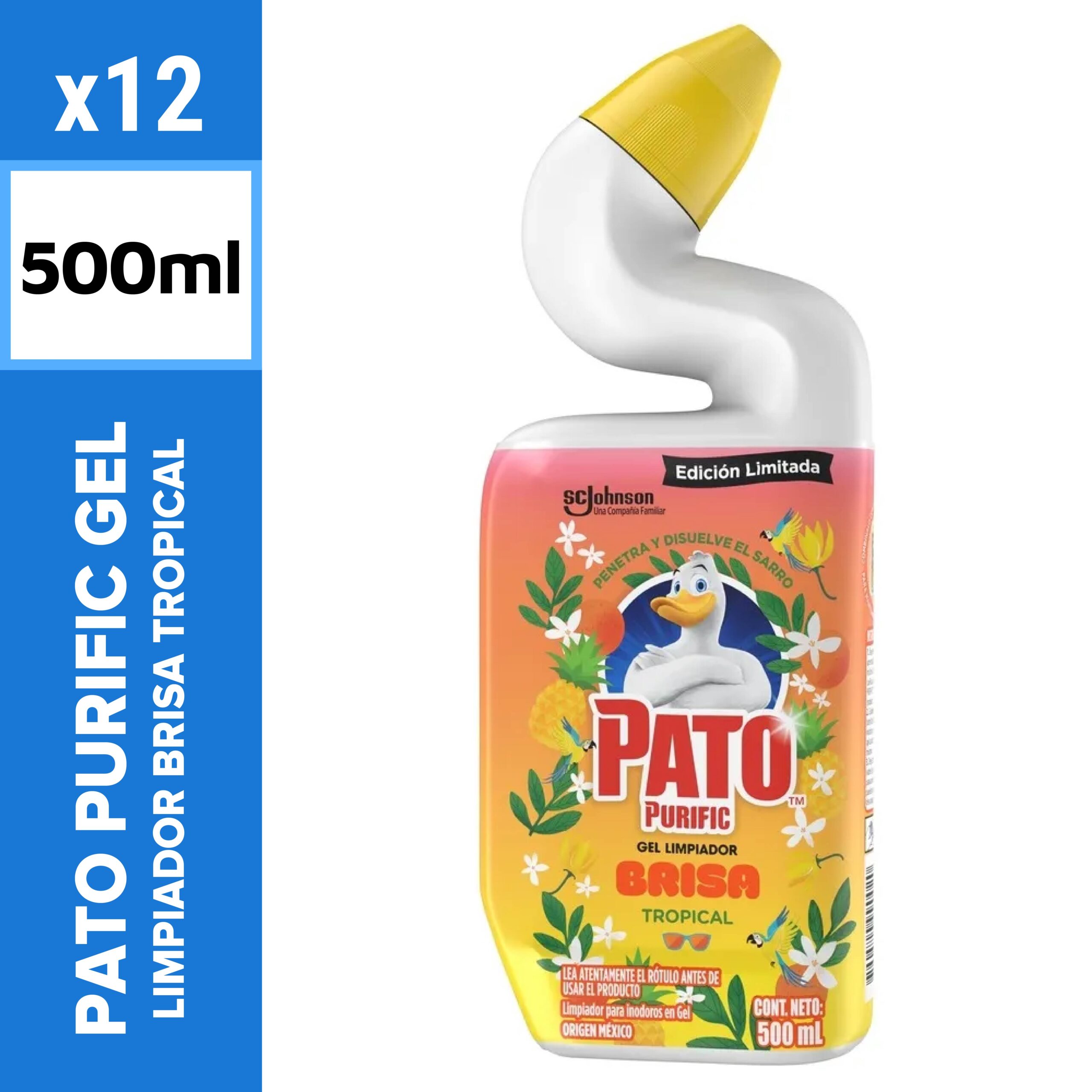 Pato Purific Gel Limpiador Brisa Tropical 500ml
