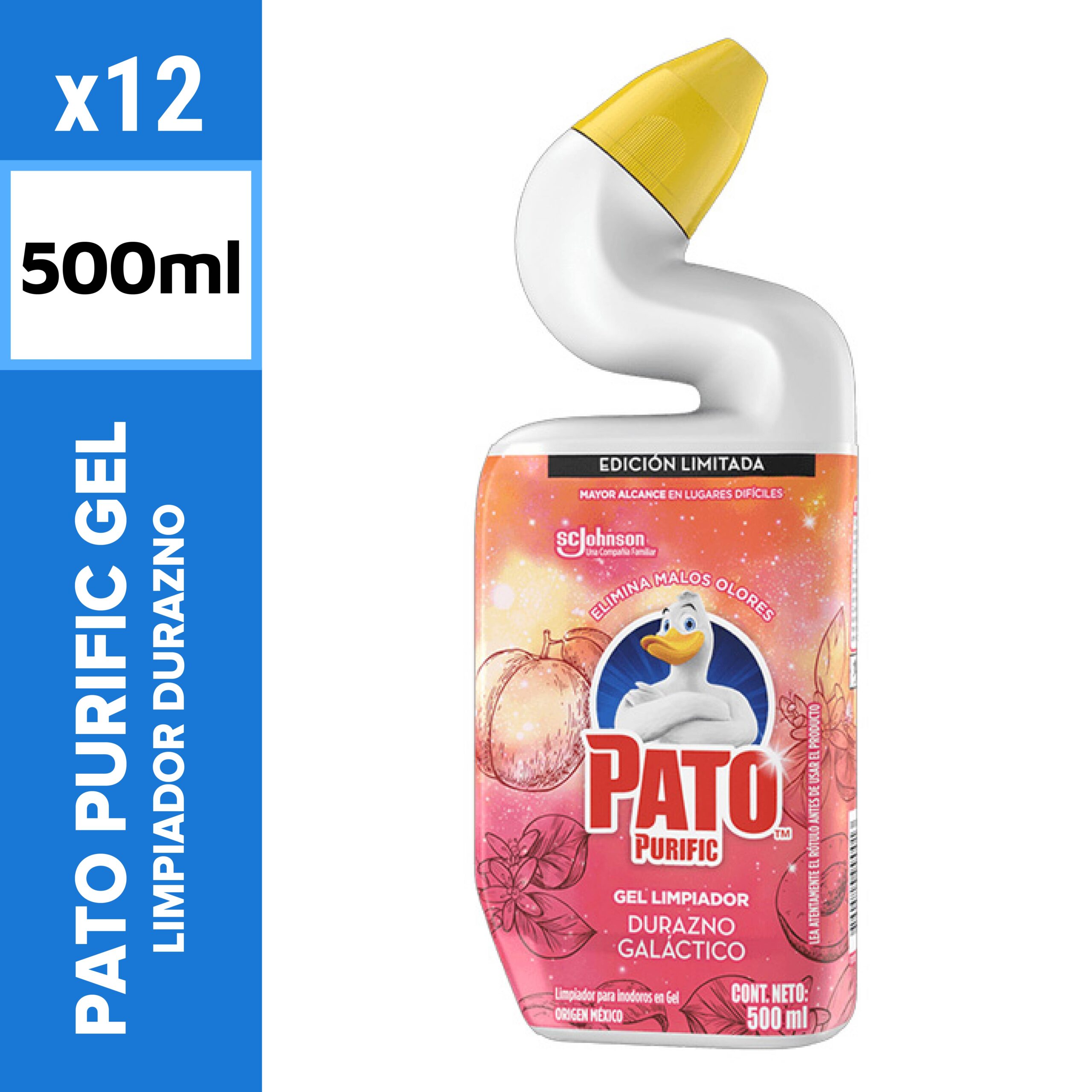 Pato Purific Gel Limpiador Durazno 500ml