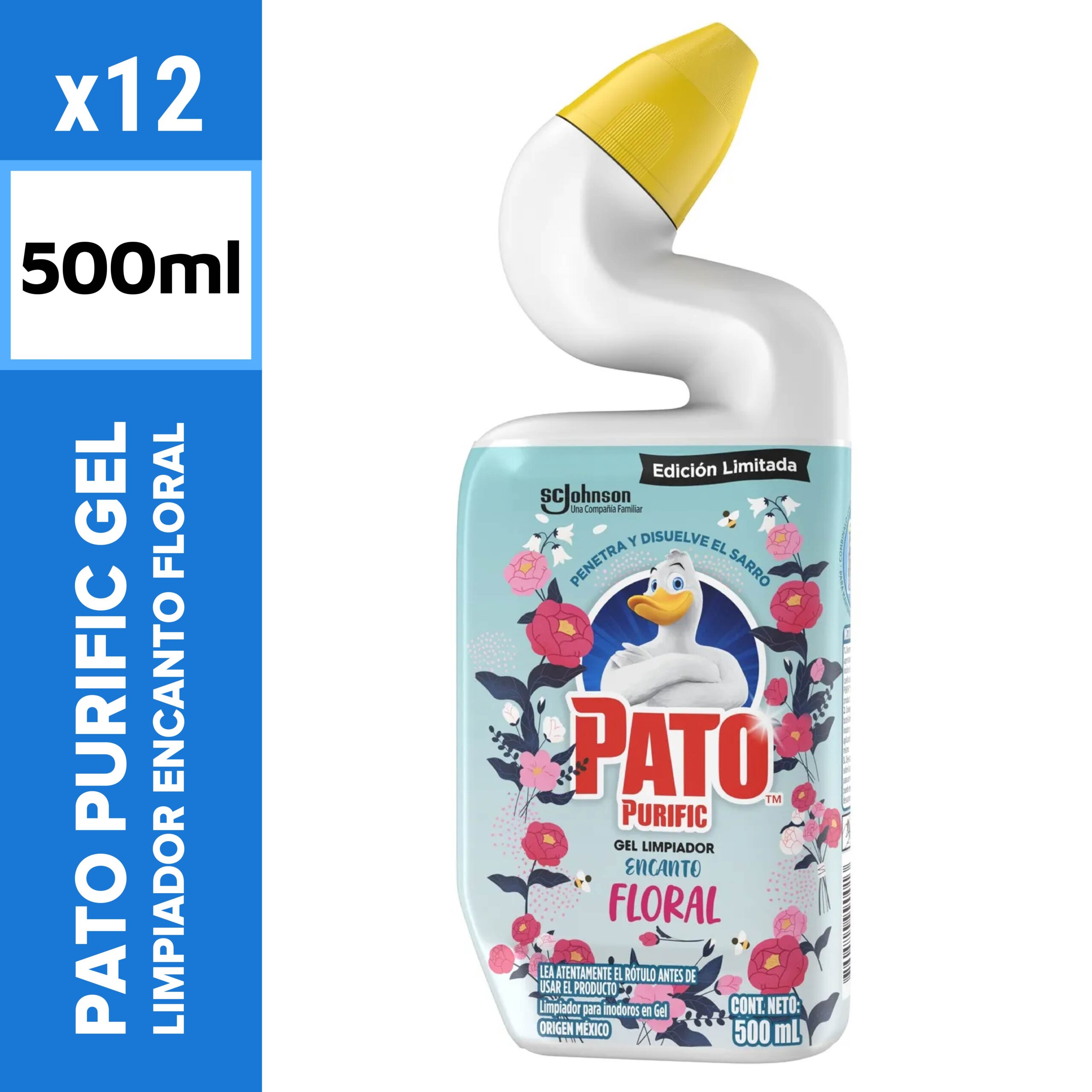 Pato Purific Gel Limpiador Encanto Floral 500ml