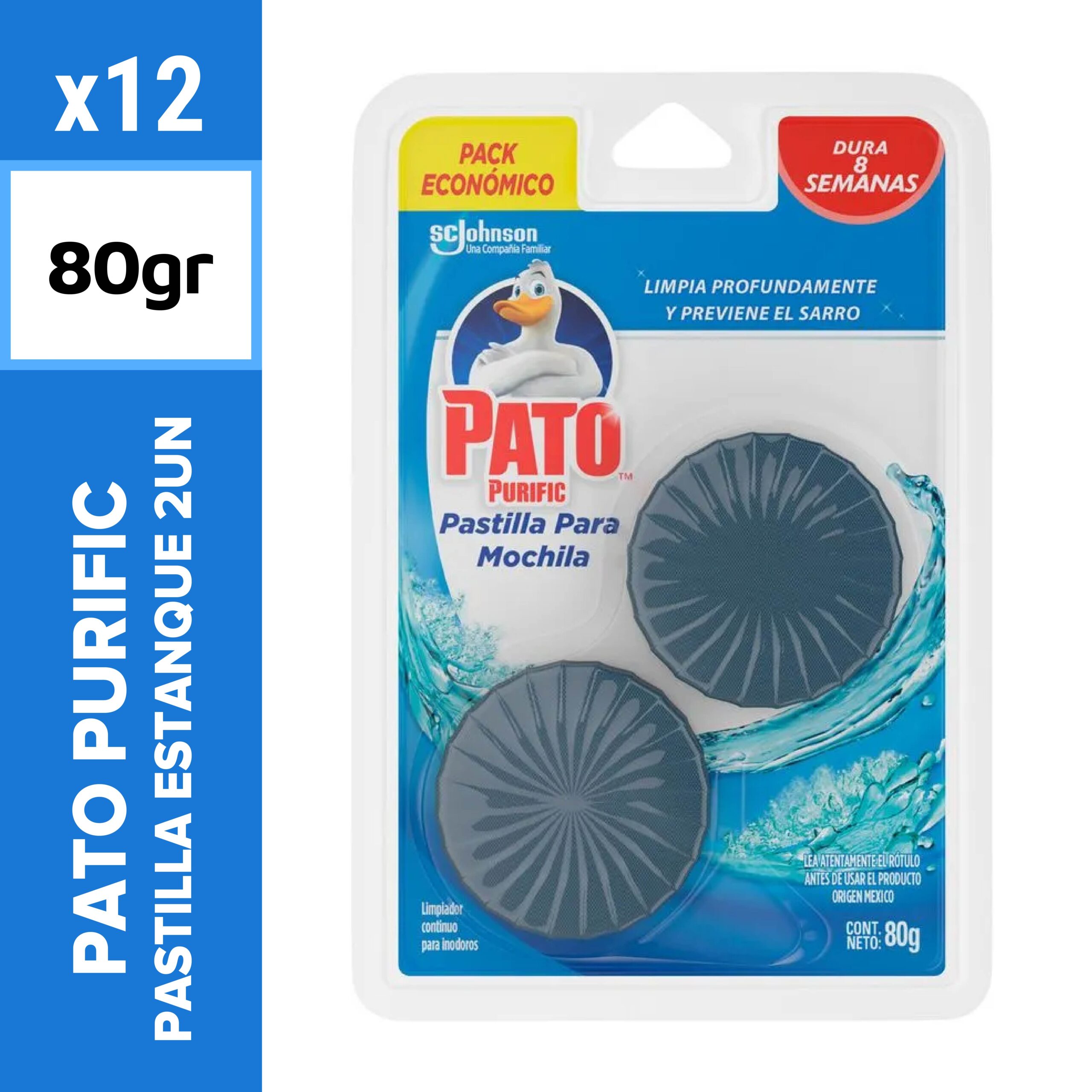 Pato Purific Pastilla Estanque 2un 80g