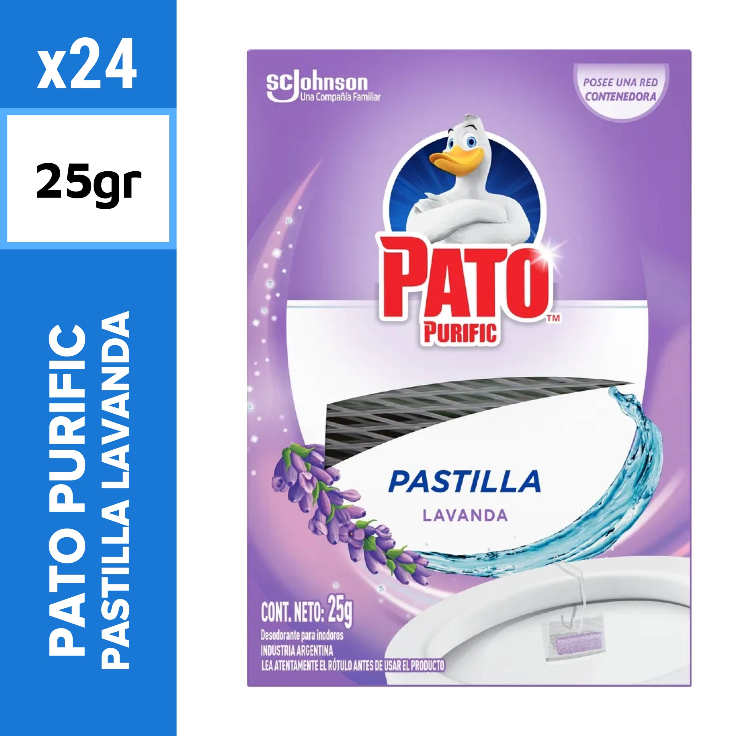 Pato Purific Pastilla Lavanda 25g