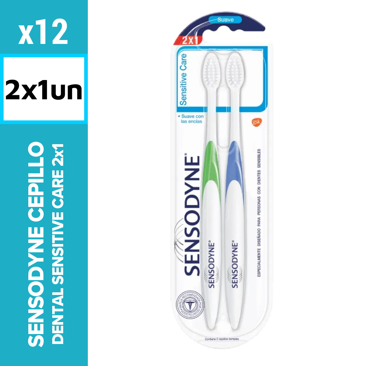 Sensodyne Cepillo Dental Sensitive Care 2x1