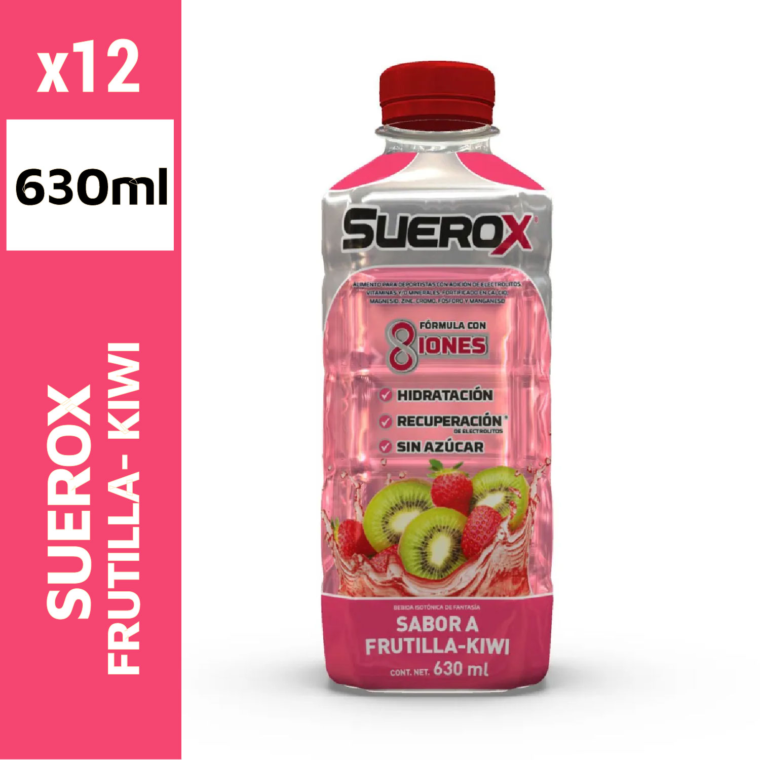Suerox 630 ml Frutilla Kiwi
