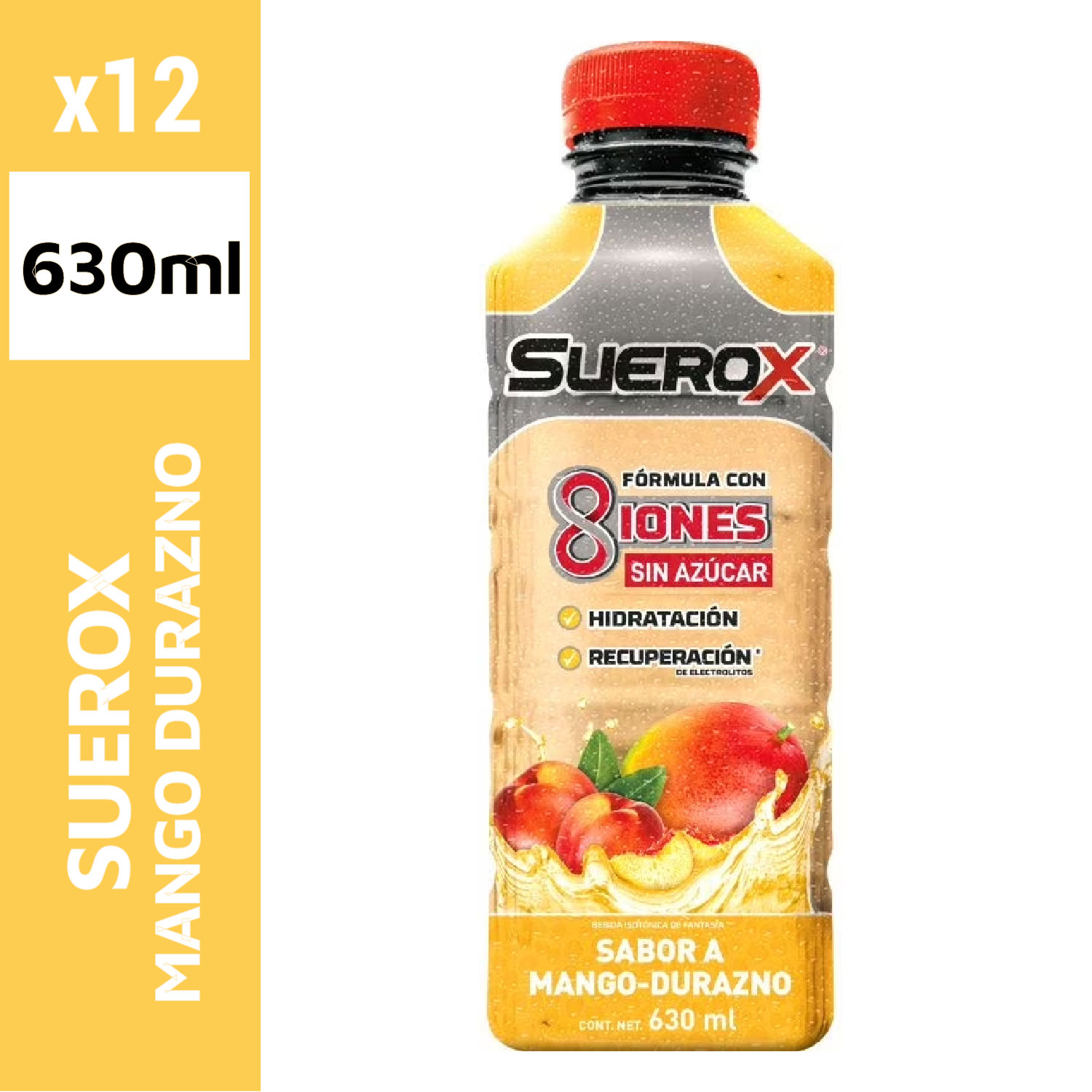 Suerox 630 ml Mango Durazno
