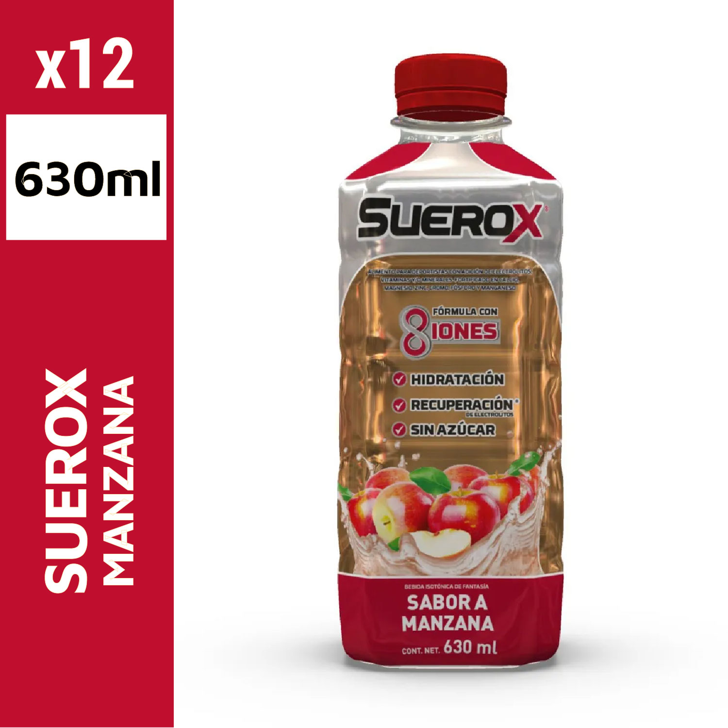 Suerox 630 ml Manzana