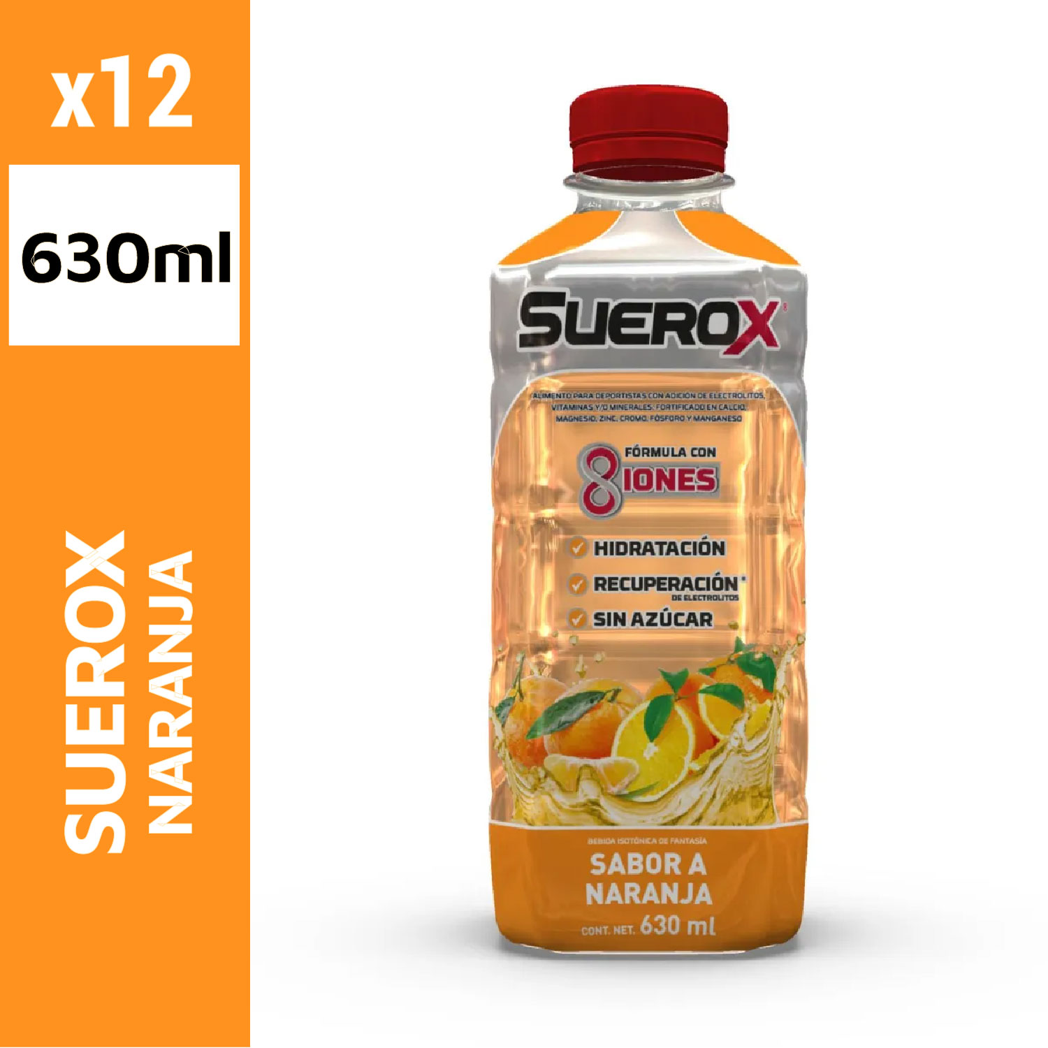 Suerox 630 ml Naranja