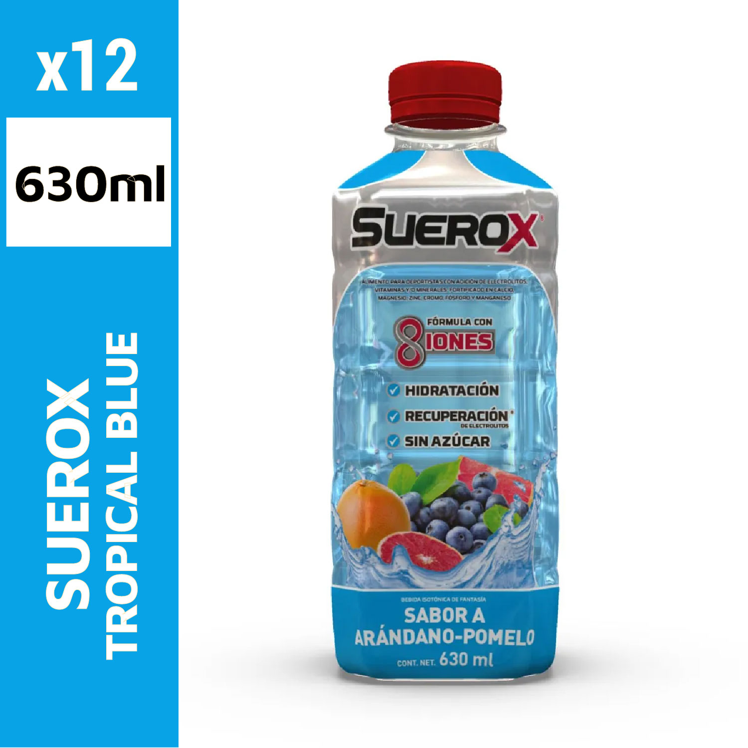 Suerox 630 ml Tropical Blue