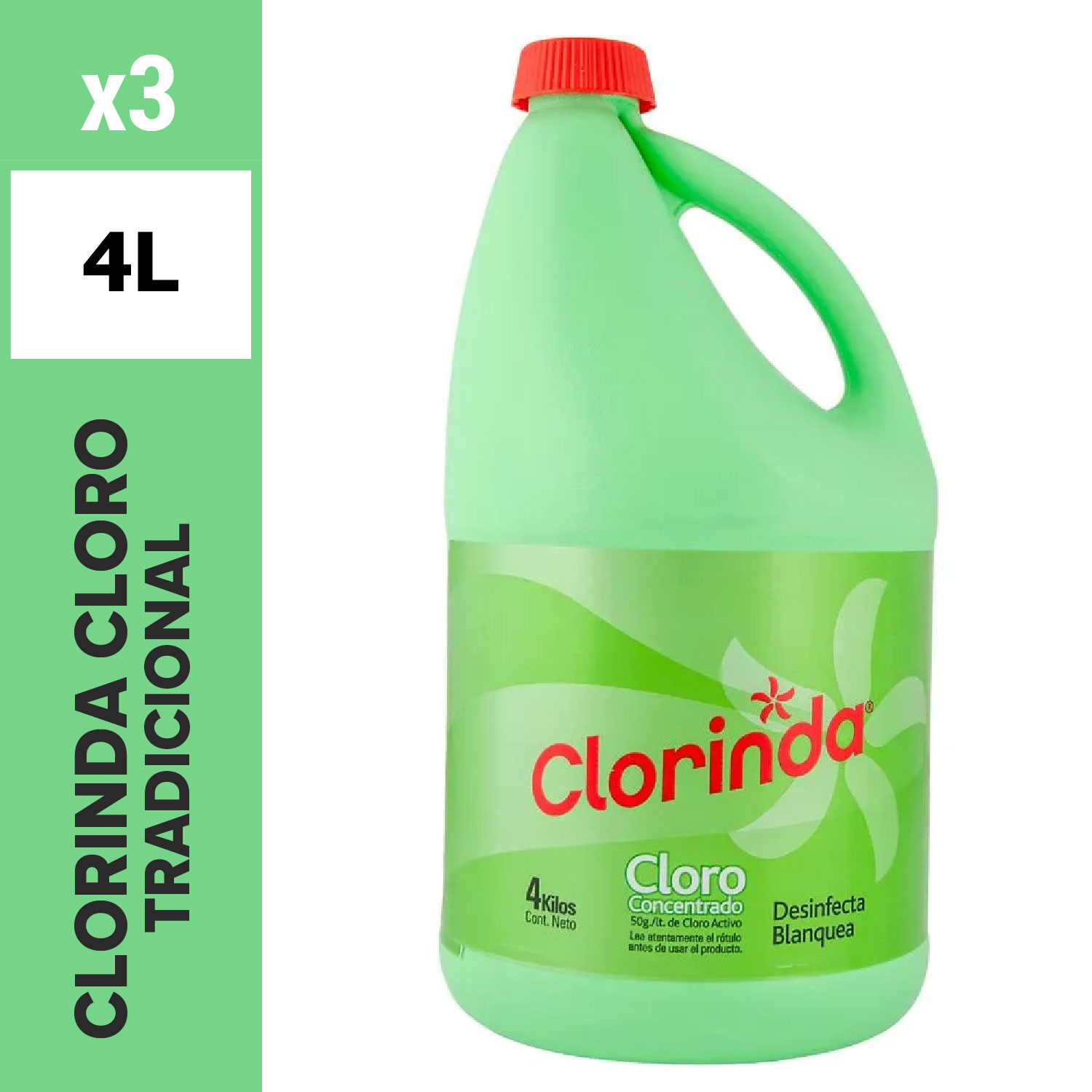 Clorinda Cloro Tradicional 4L