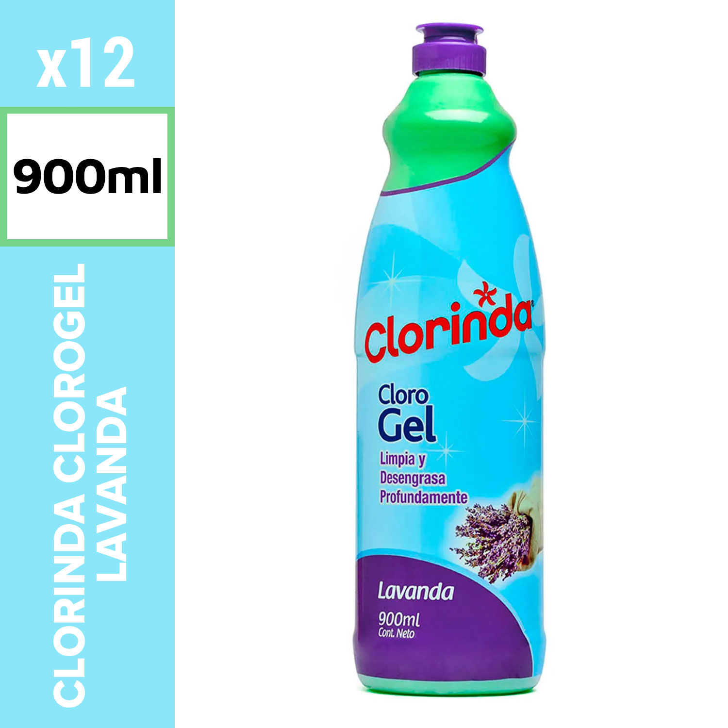 Clorinda Clorogel 900ml Lavanda