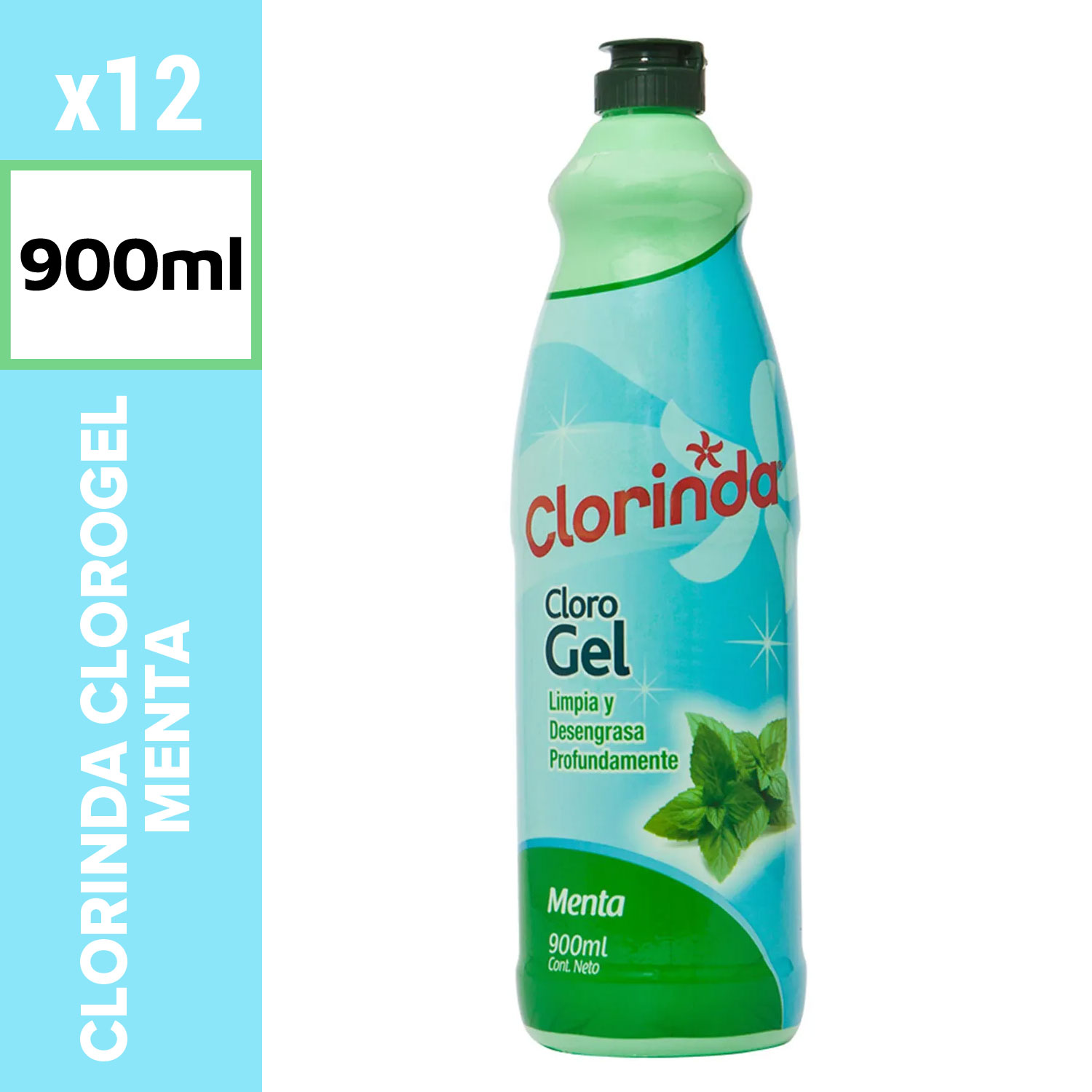 Clorinda Clorogel 900ml Menta