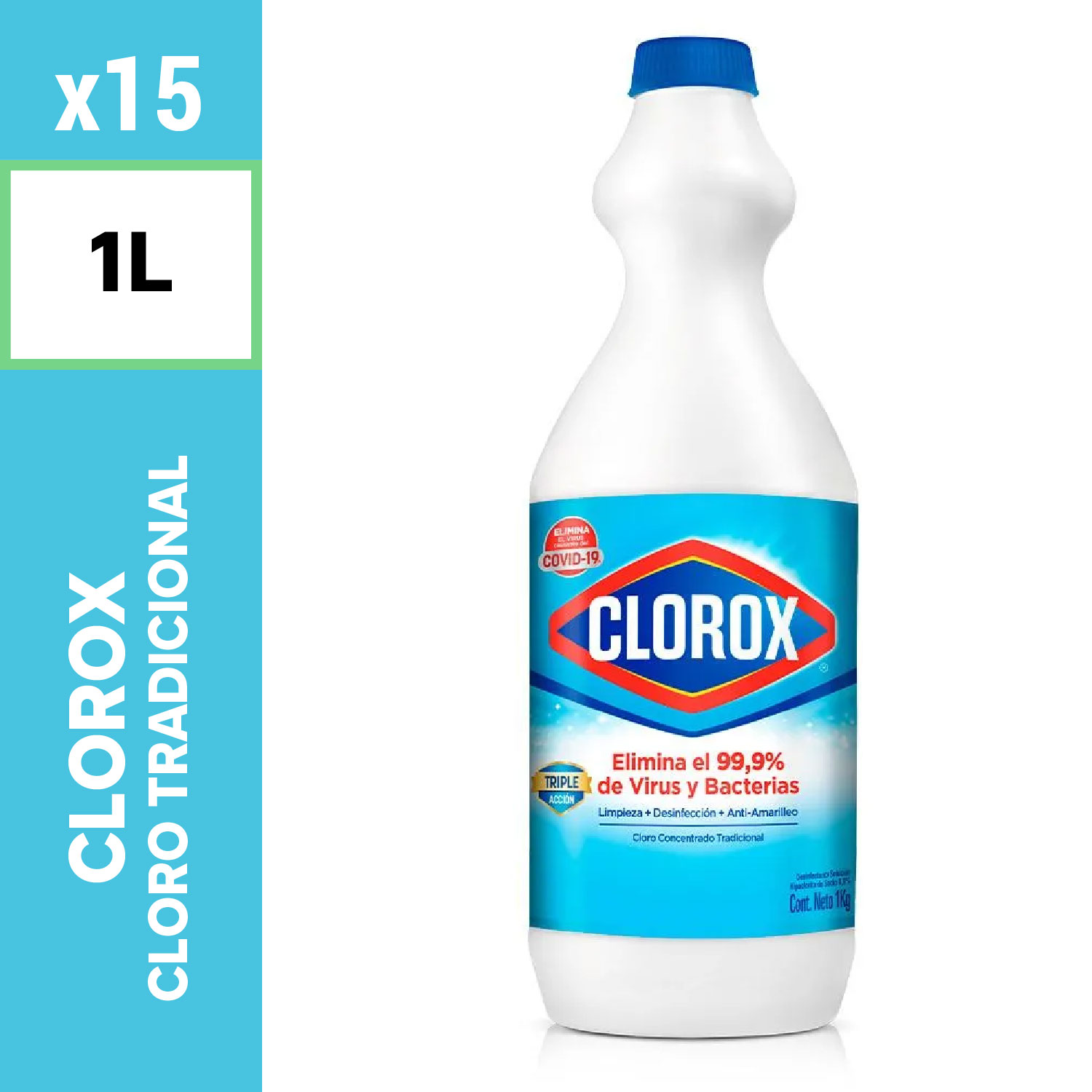 Clorox Cloro Tradicional 1L