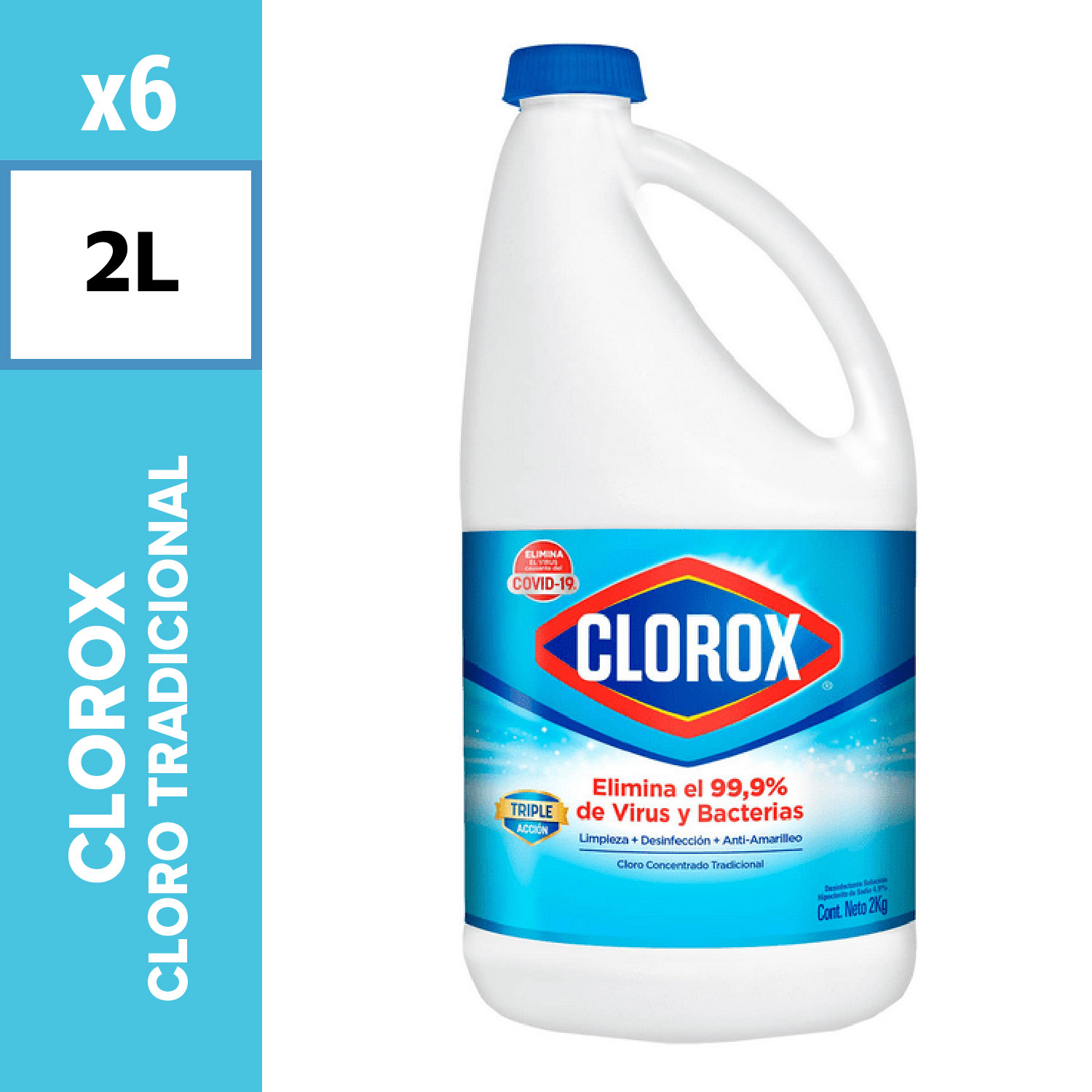 Clorox Cloro Tradicional 2L