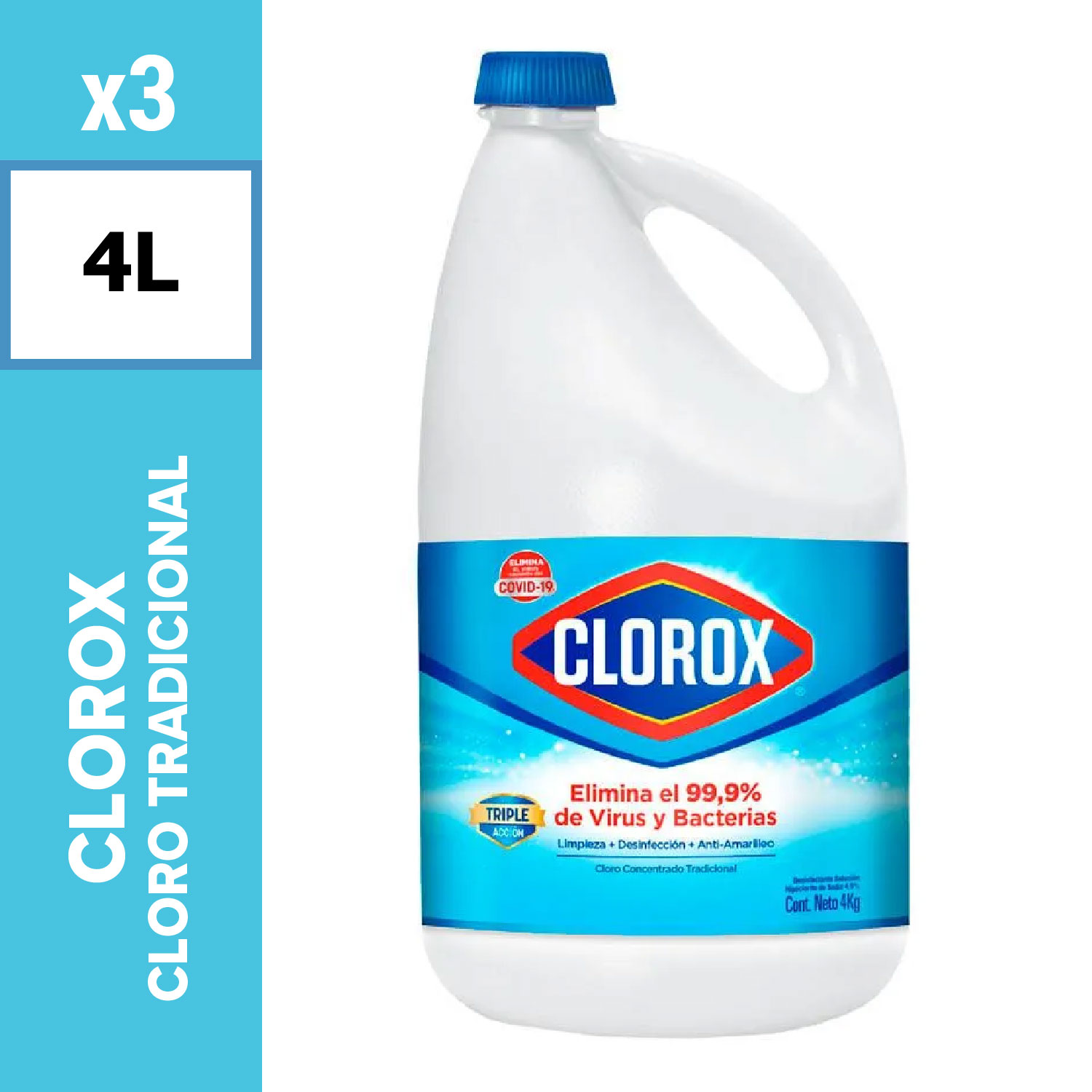 Clorox Cloro Tradicional 4L