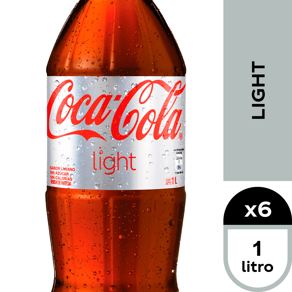 Coca Cola Light 1L Desechable