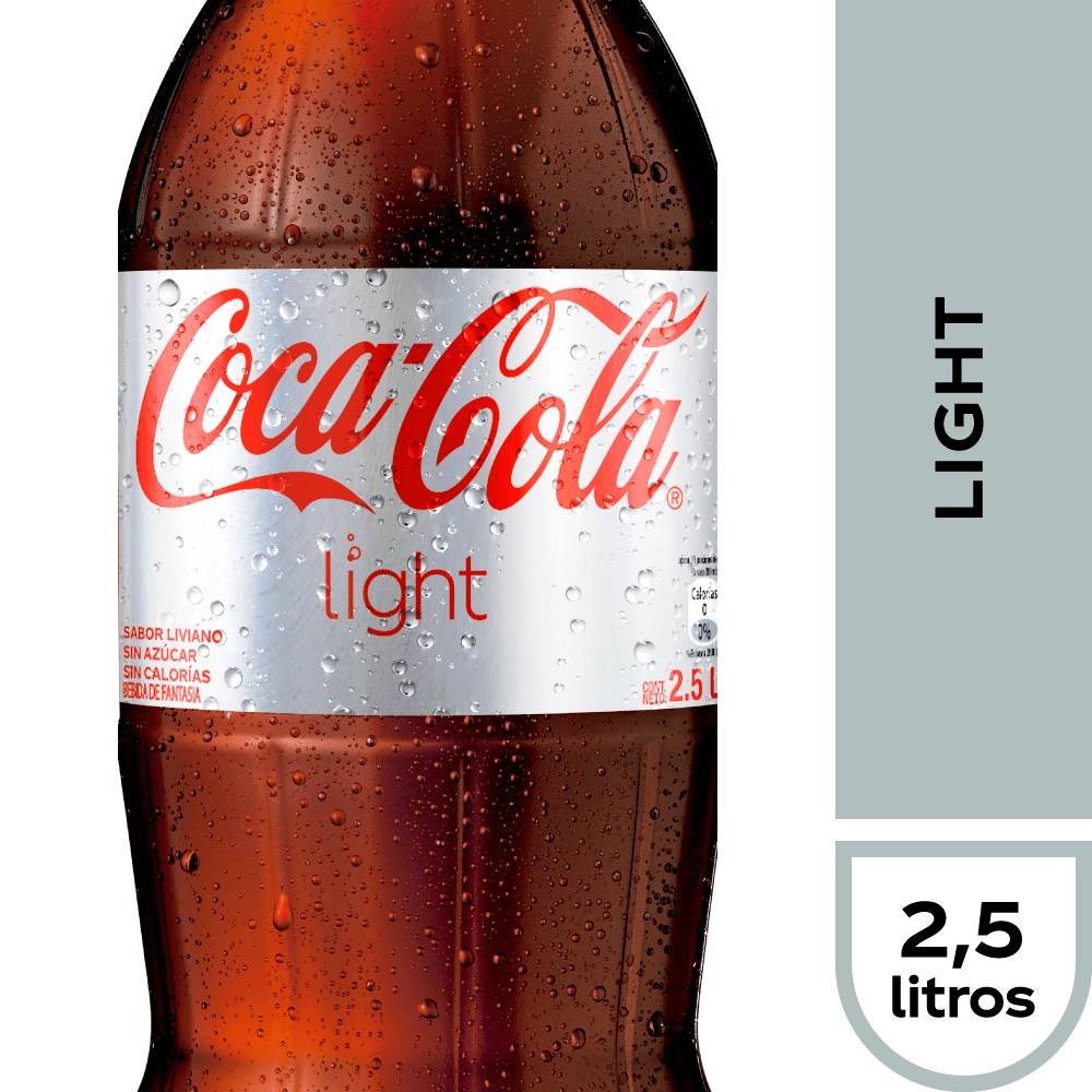 Coca Cola Light 2.5L Desechable