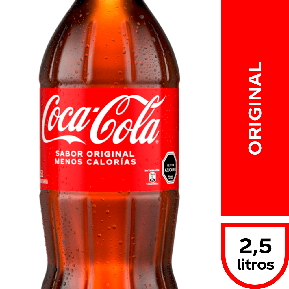 Coca Cola Original 2.5L Desechable