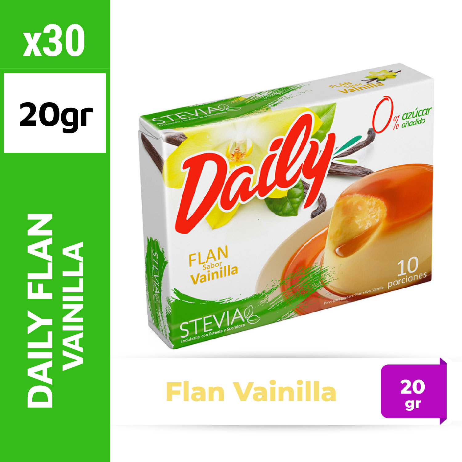 Daily Flan 20g Vainilla