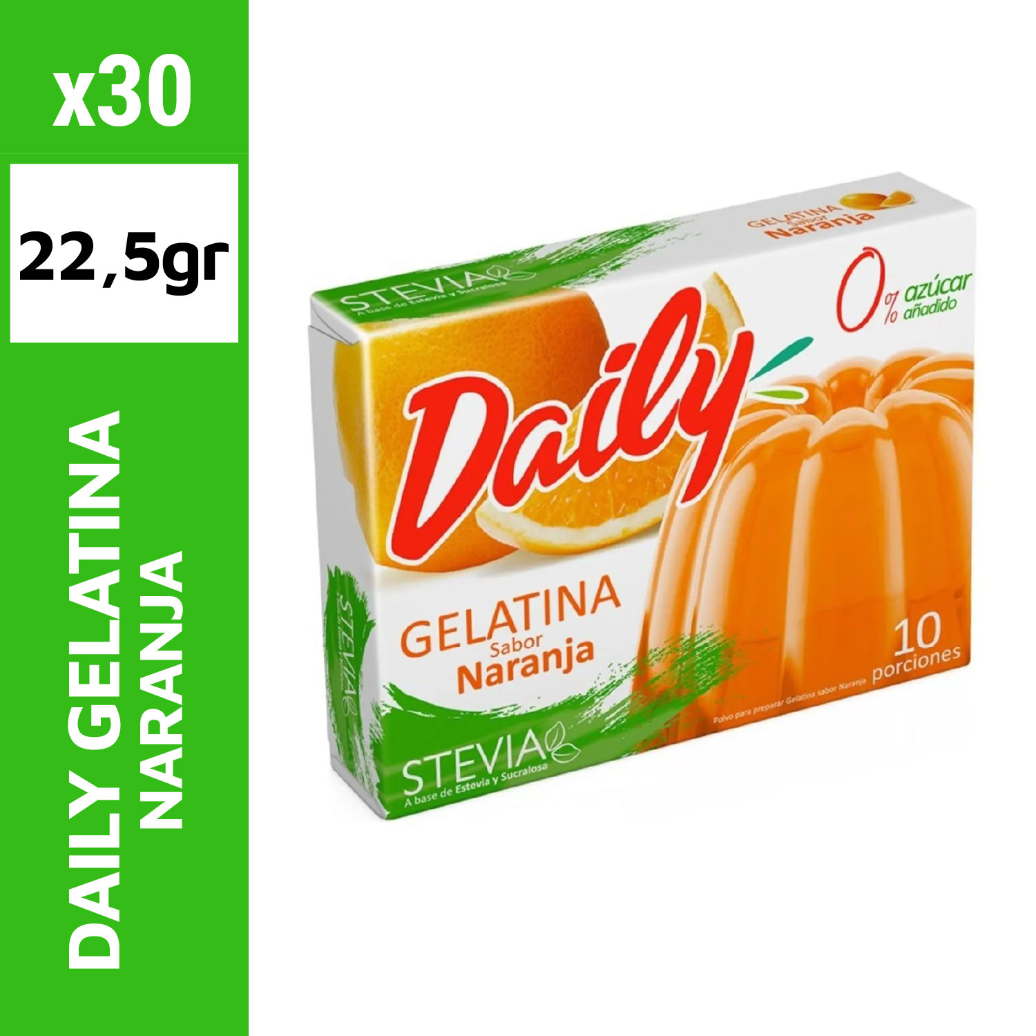 Daily Gelatina 22.5g Naranja